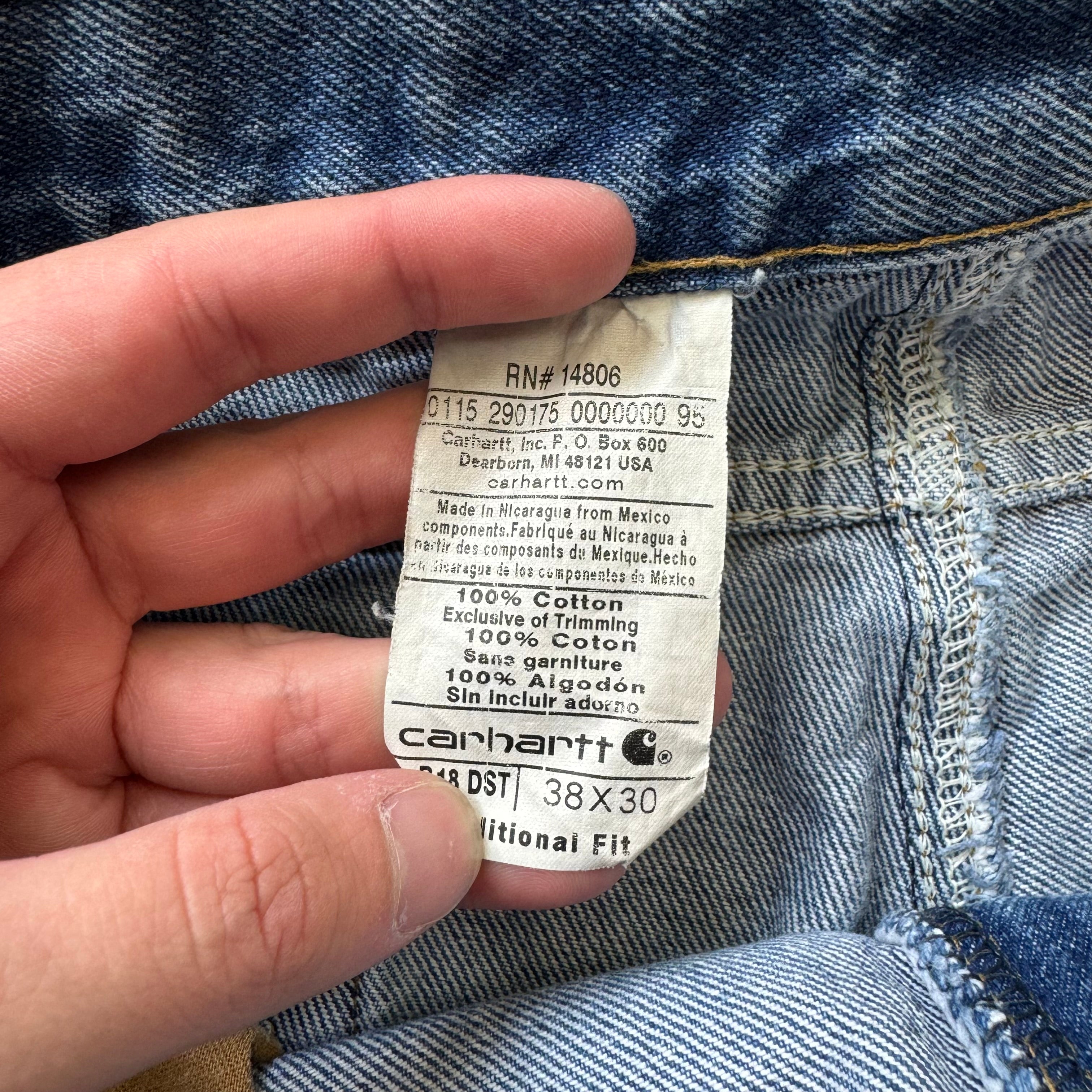 Vintage Carhartt Denim Jeans Sz 36x34