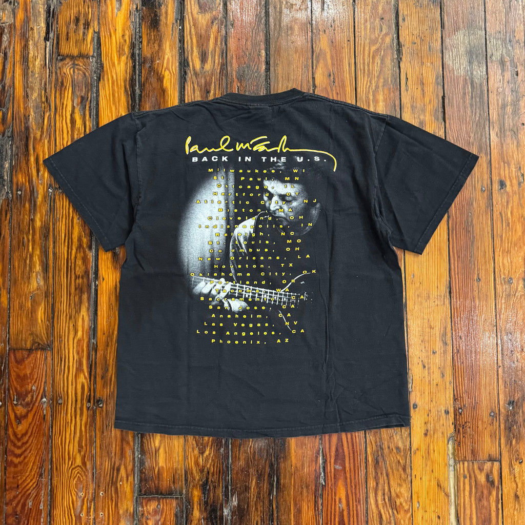 Vintage Paul McCartney Back to the US Tour T-shirt Sz XL