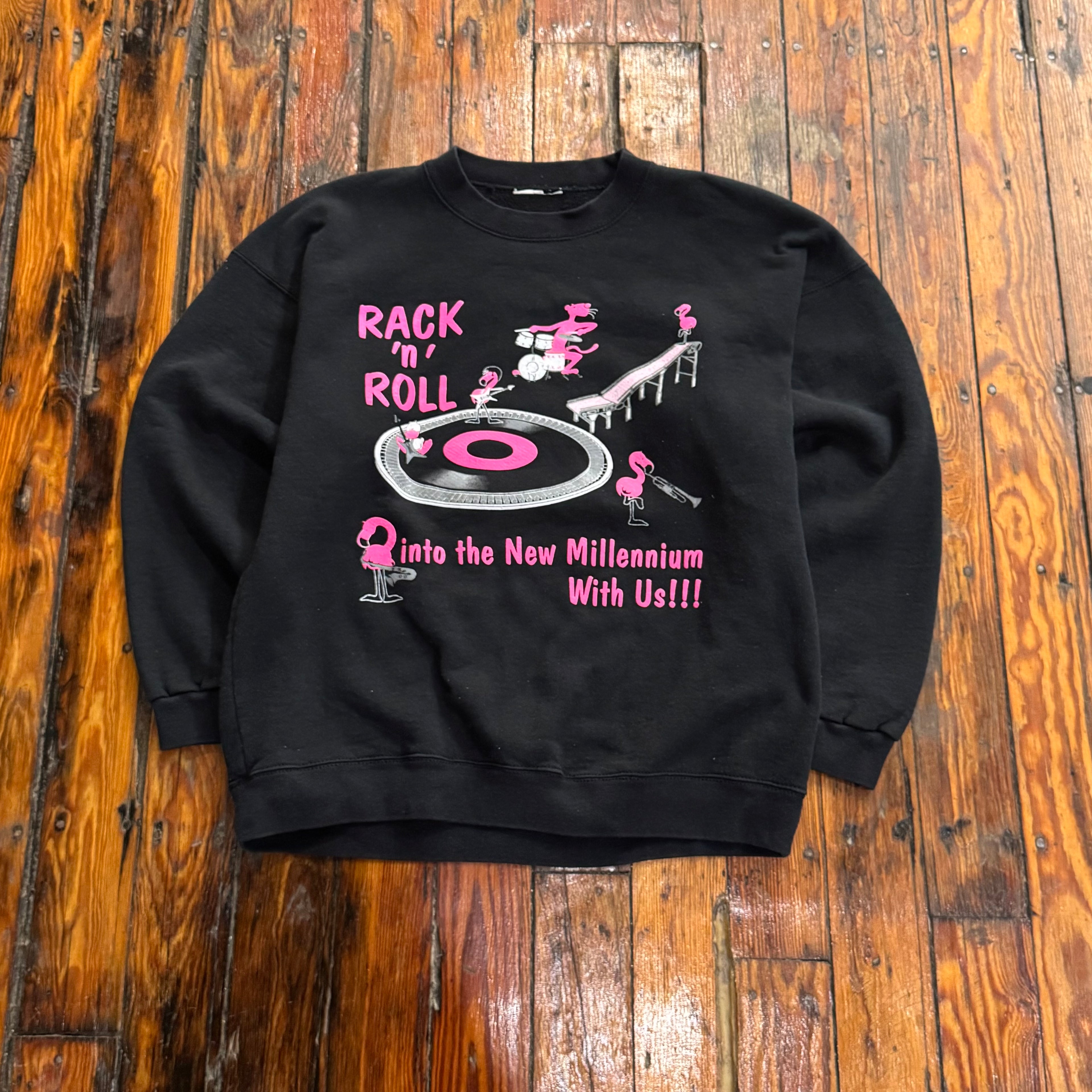 Vintage Rock & Roll New Millennium CrewNeck Sz L