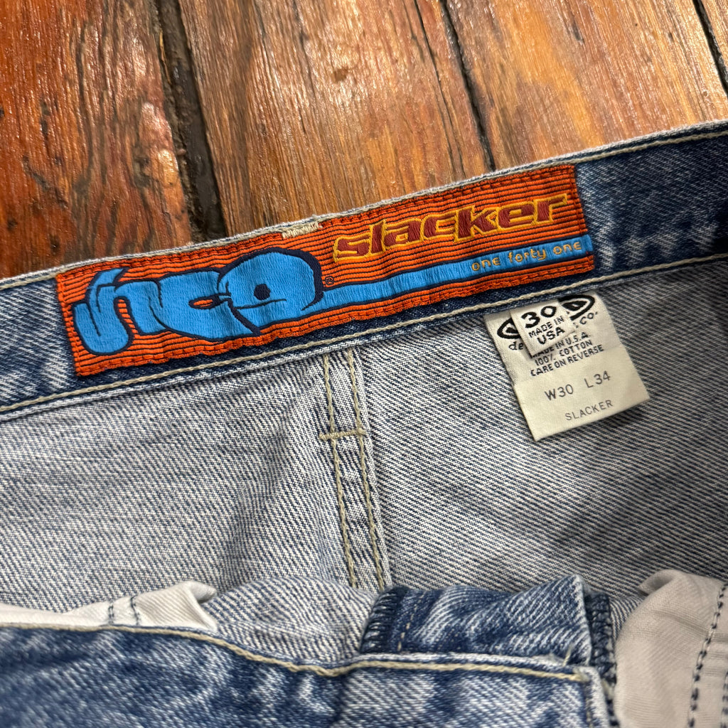 Vintage Jnco Slackers Baggy Denim Jeans Sz 30
