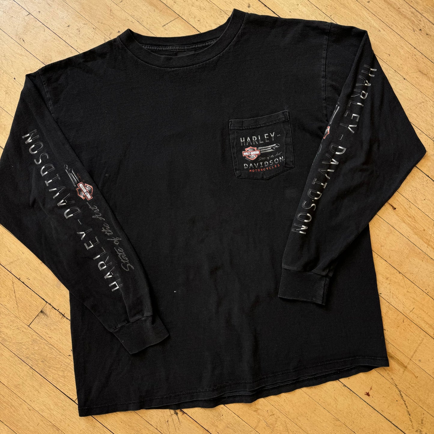 Vintage Harley Davidson L/S T-shirt Sz XL