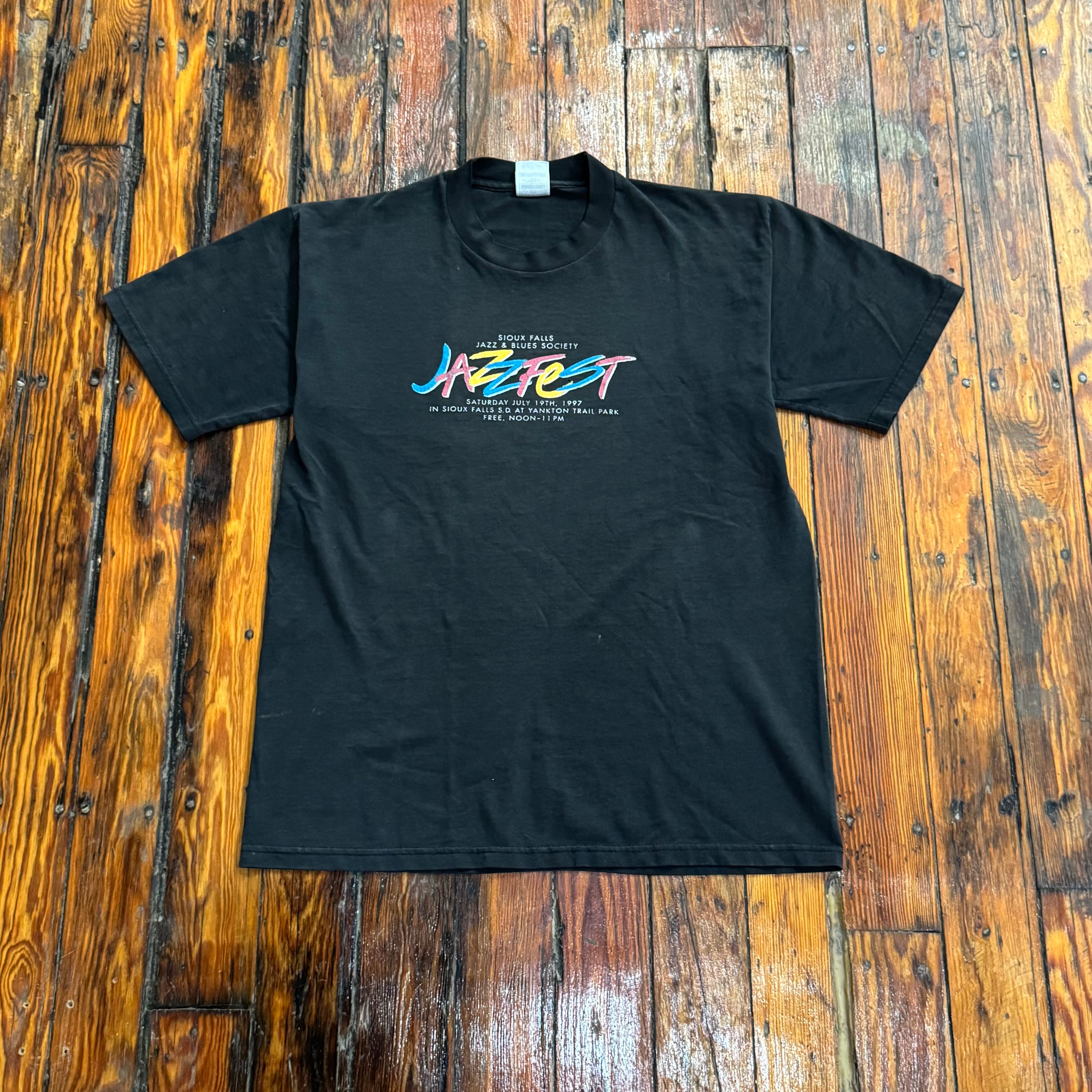 Vintage Jazz Fest Sioux Falls T-shirt Sz XL