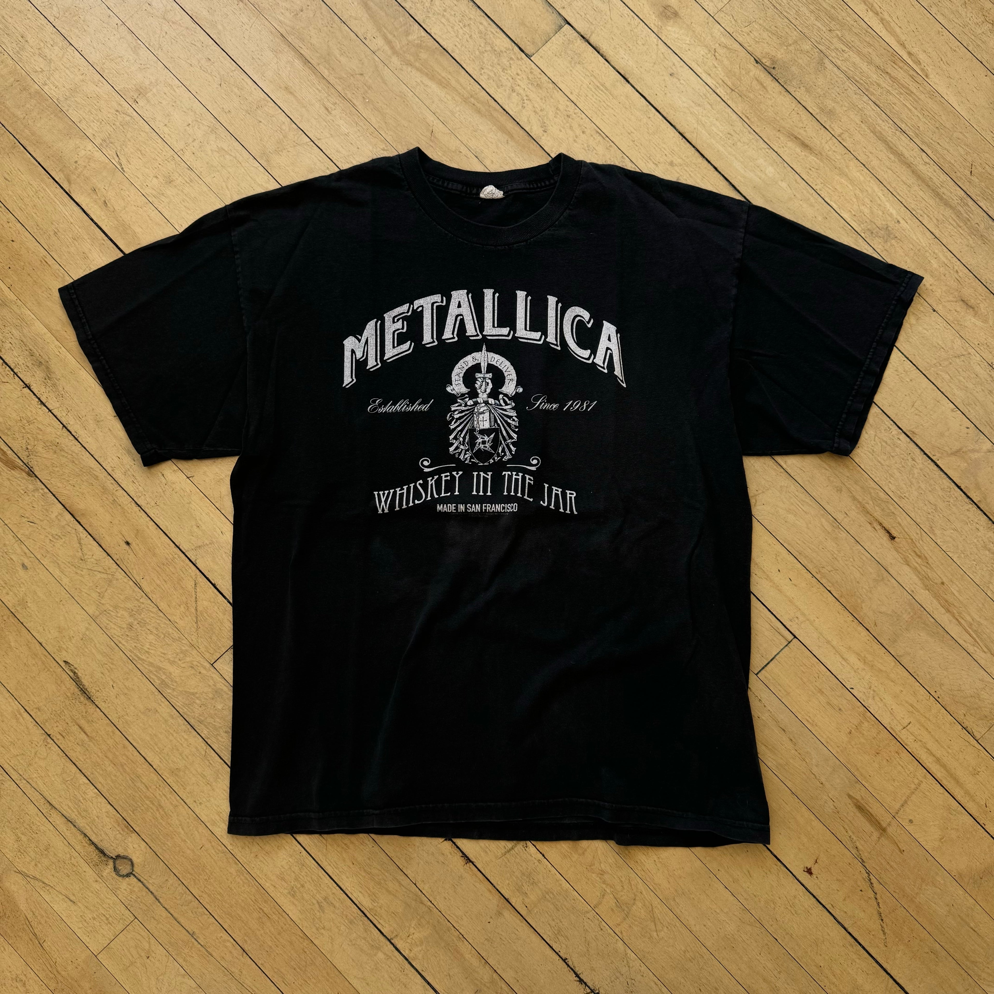 Y2K Metallica Whiskey In a Jar T-shirt Sz XL