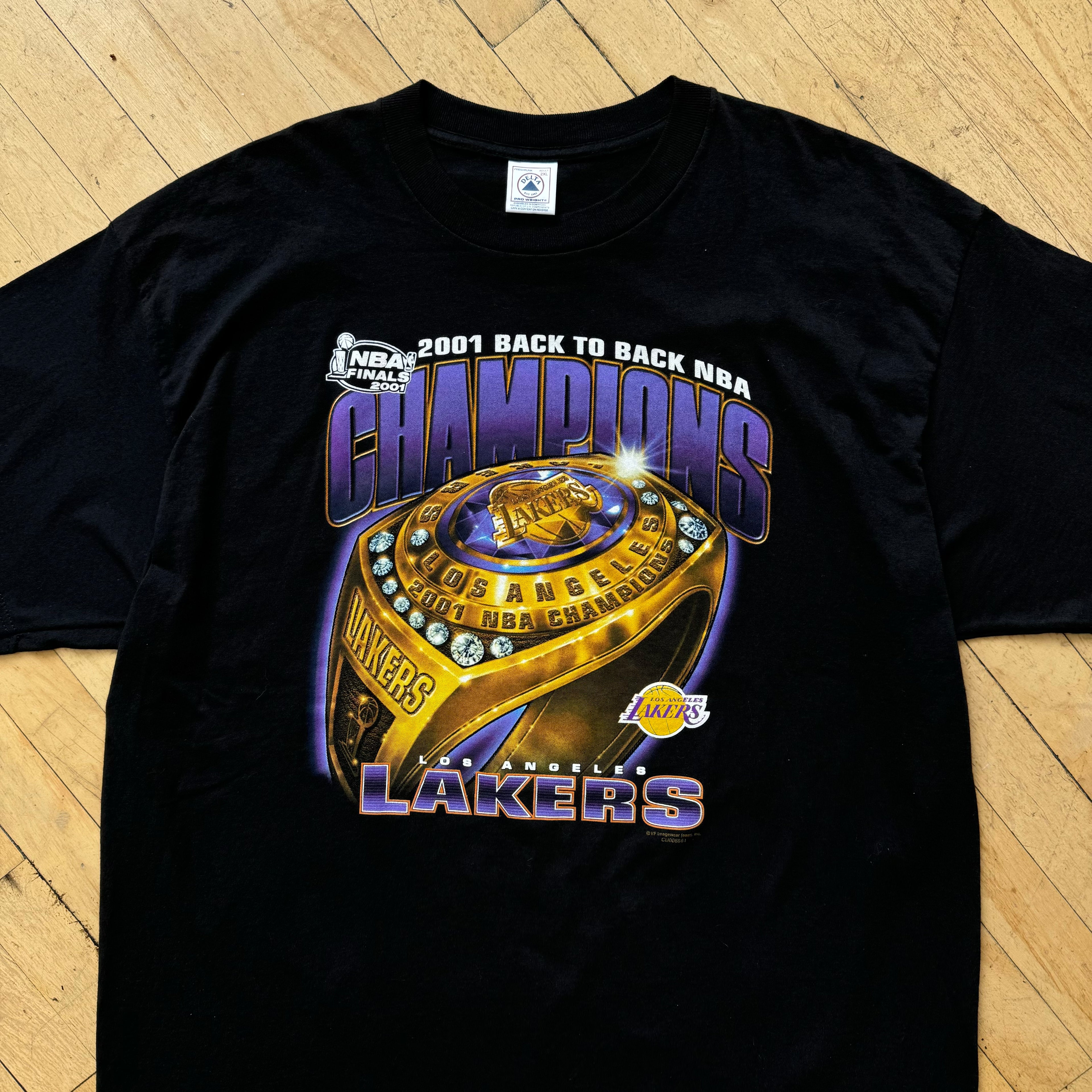 Vintage Las Angels Lakers Chanpions T-shirt Sz XXL