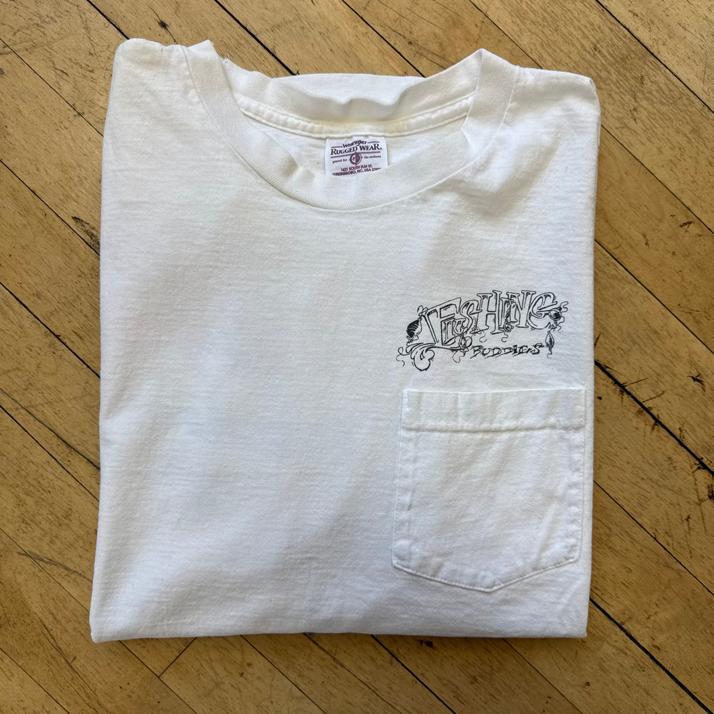 Vintage Wrangler Fishing Buddies T-shirt Sz XL