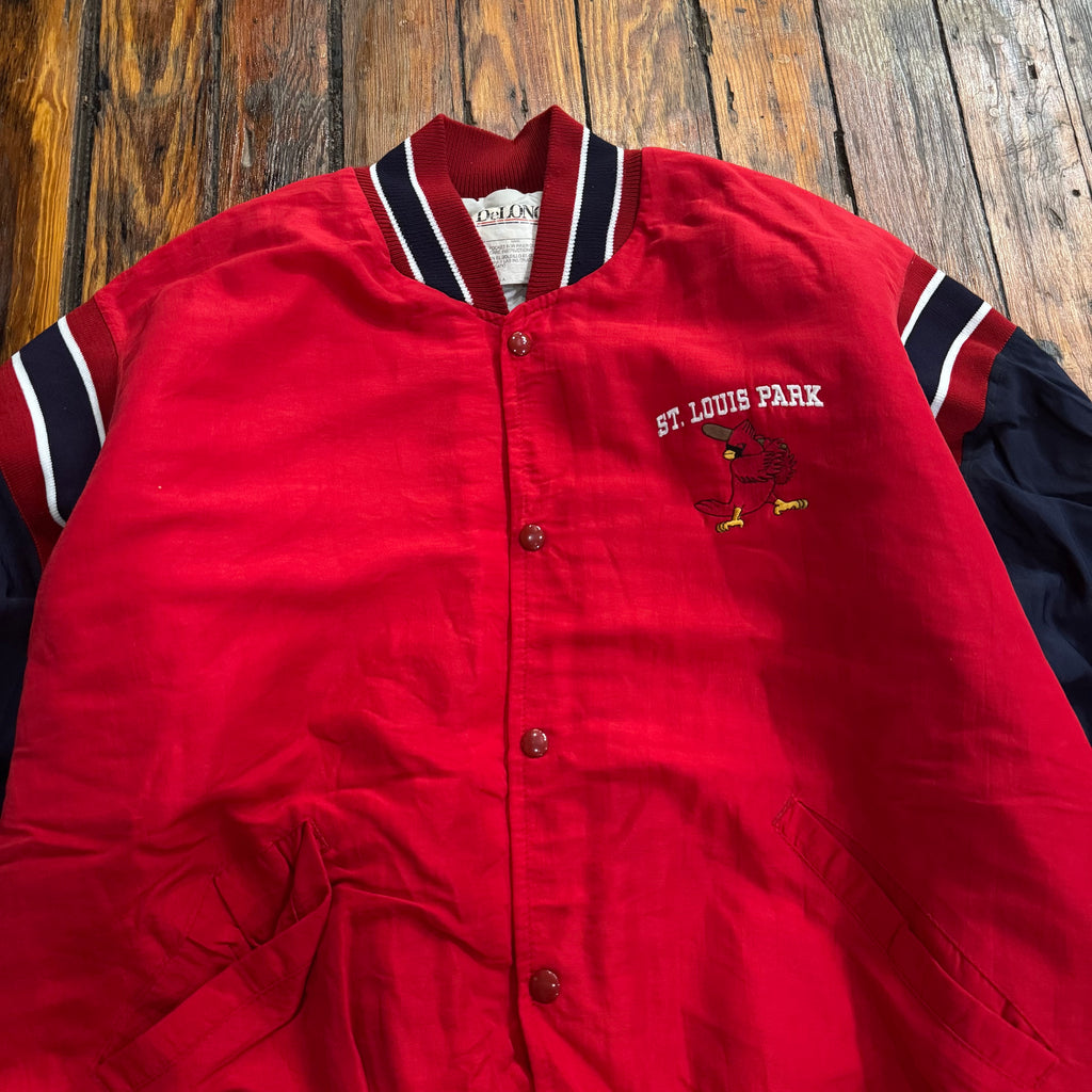 Vintage Delong St. Louis Cardinals Bomber Jacket Sz XL