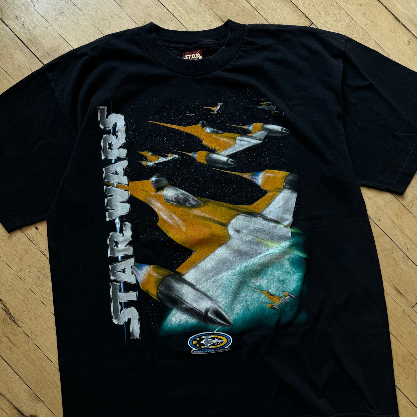 Vintage Star Wars Naboo Star fighter T-shirt Sz XL