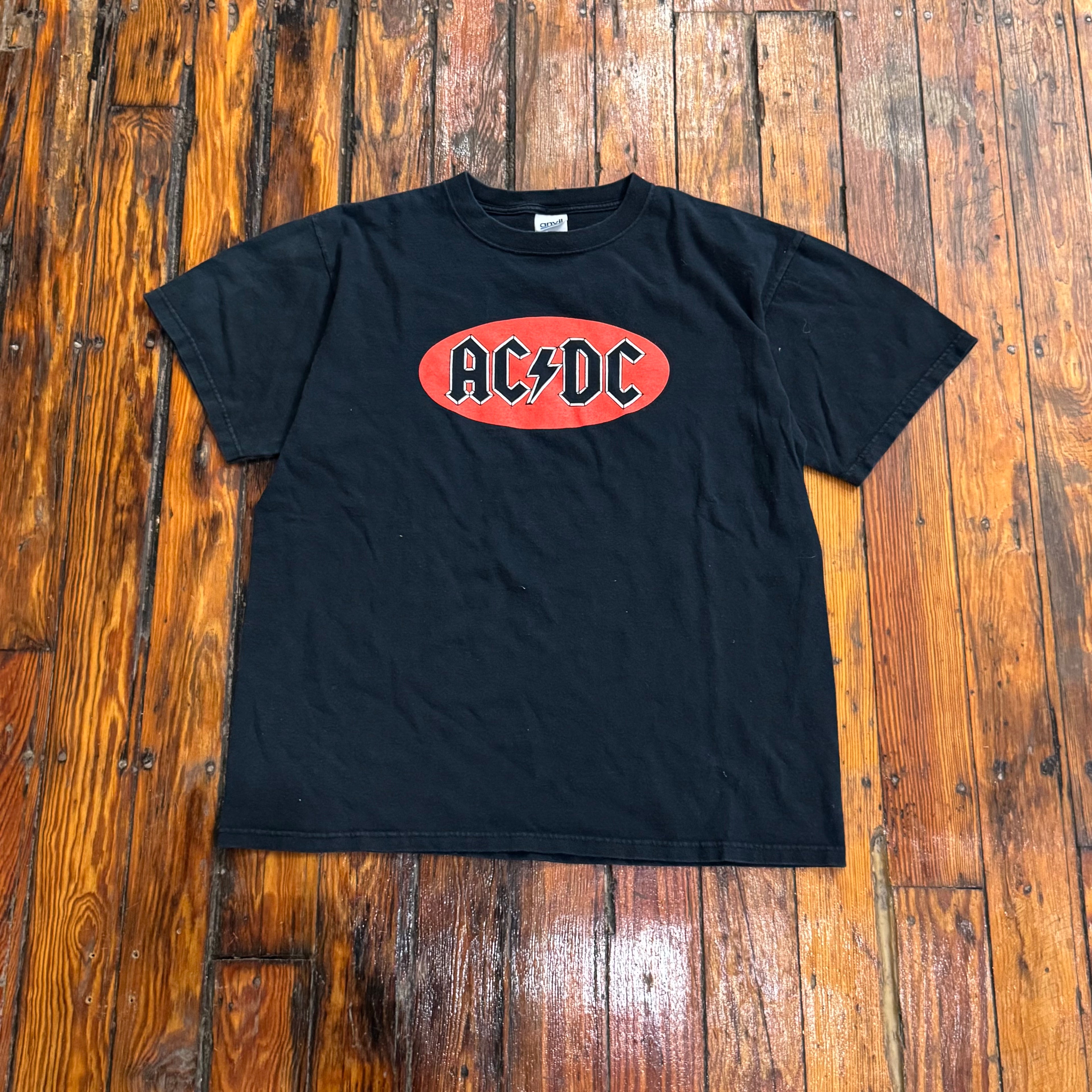 Vintage AC/DC oval Logo T-shirt Sz L