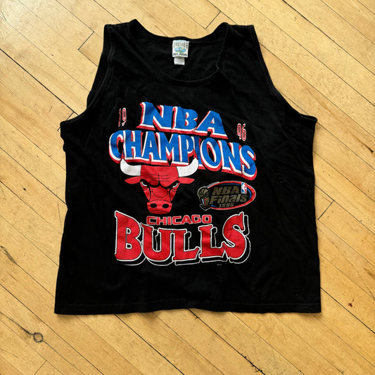 Vintage Chicago Bulls Champs 1996 Sz Tank Top T-shirt XL