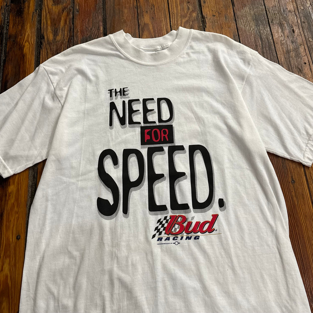 Vintage Bud Racing Need For Speed Sz XL