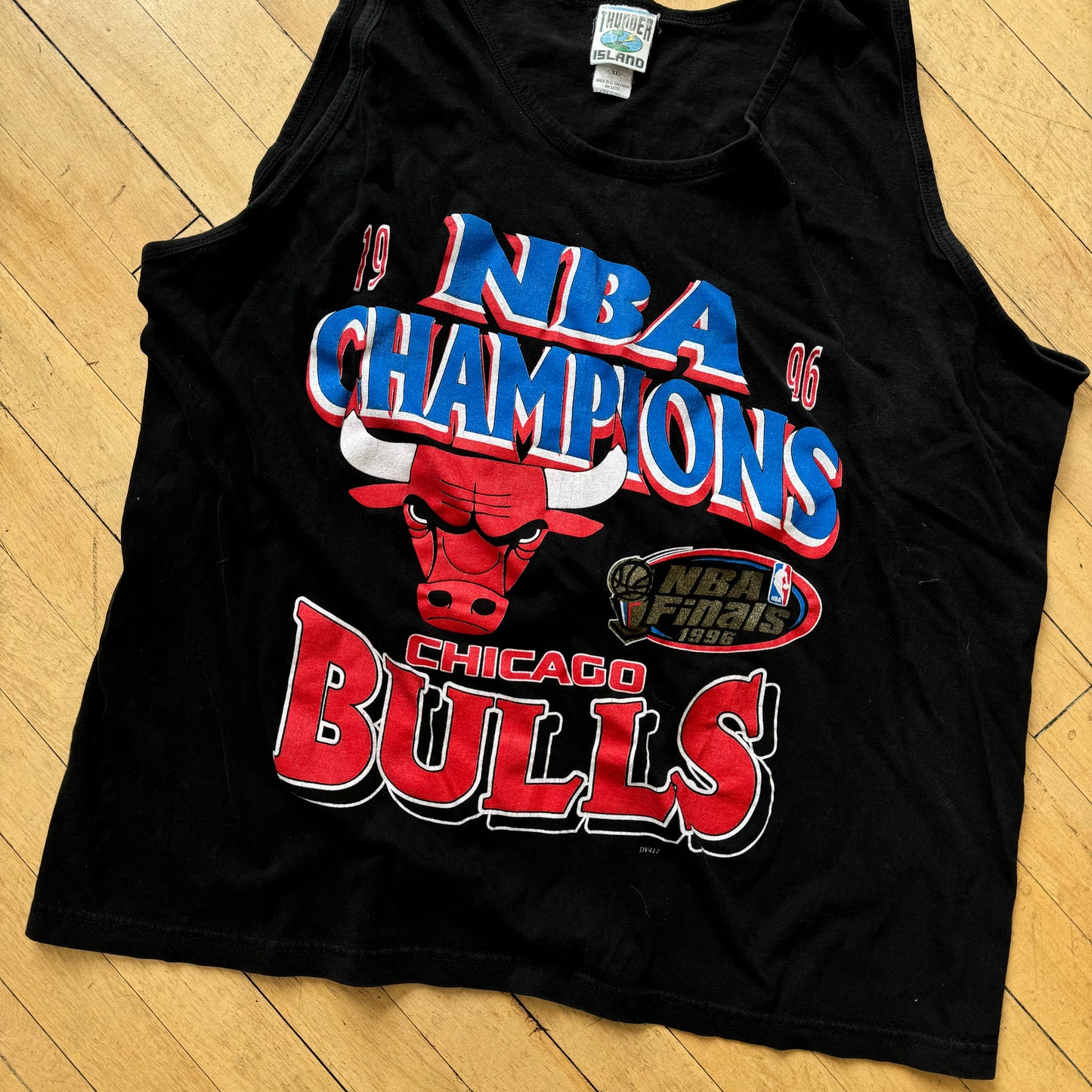 Vintage Chicago Bulls Champs 1996 Sz Tank Top T-shirt XL