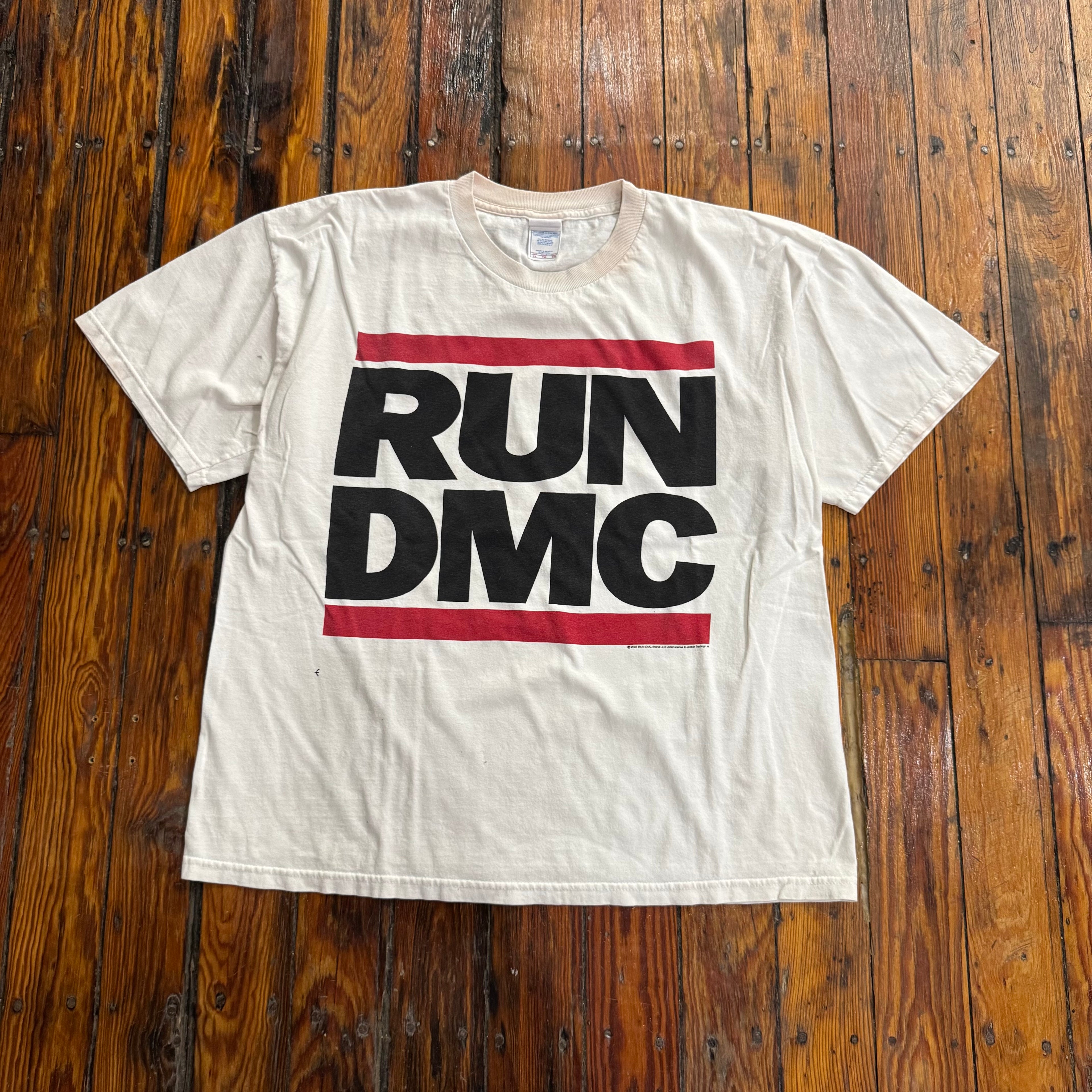 Vintage Run DMC SpellOut T-shirt Sz XL