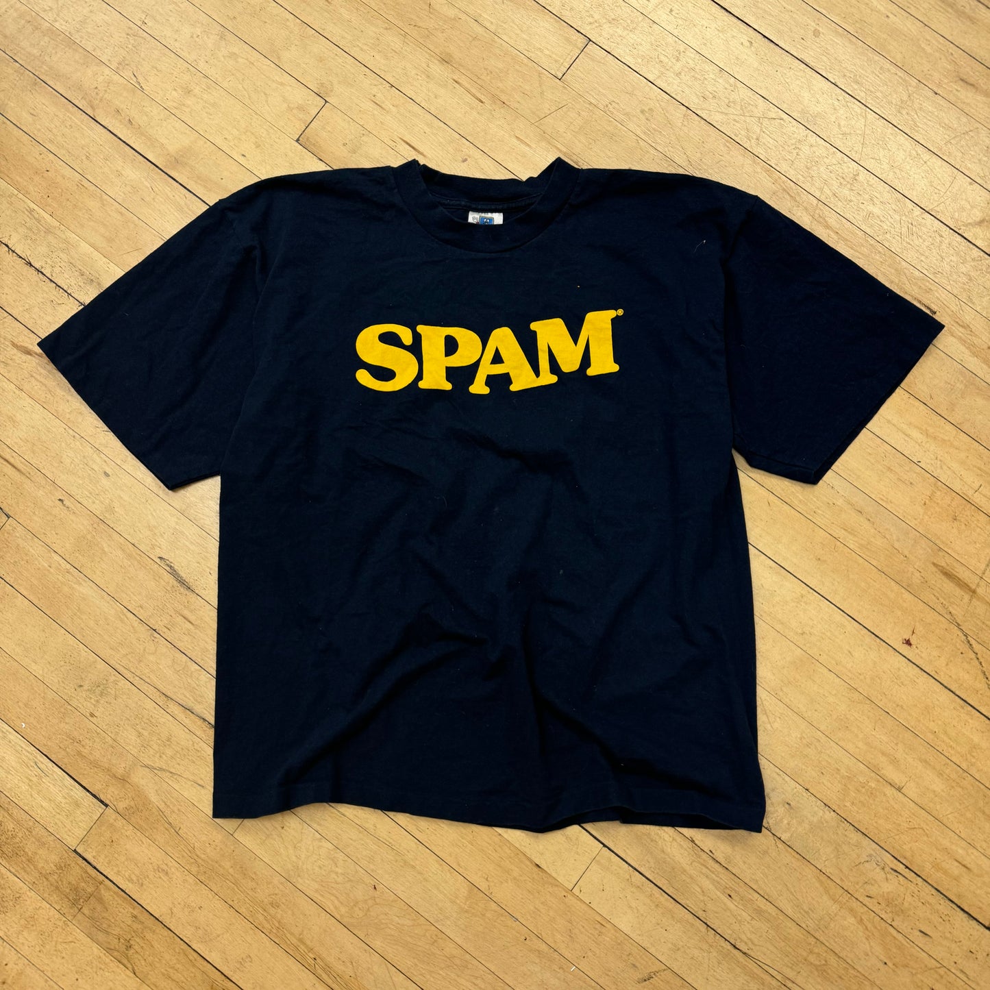 Vintage Spam SpellOut T-shirt Sz XXL