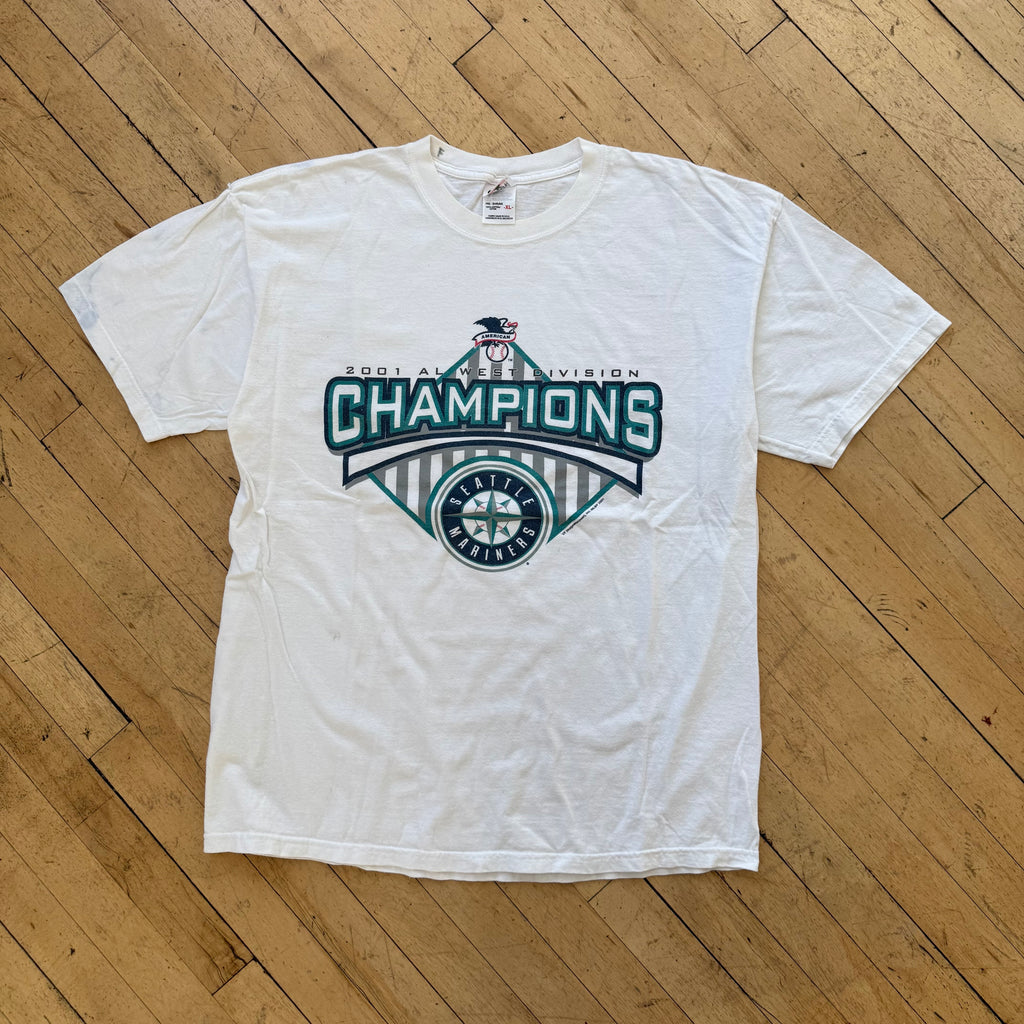 Vintage Seattle Mariners 01’ Champions T-shirt Sz XL
