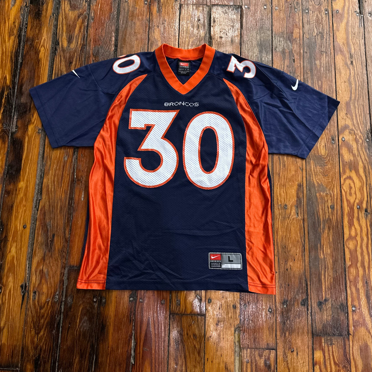 Vintage Denver Broncos “Davis” Jersey Sz YTH L