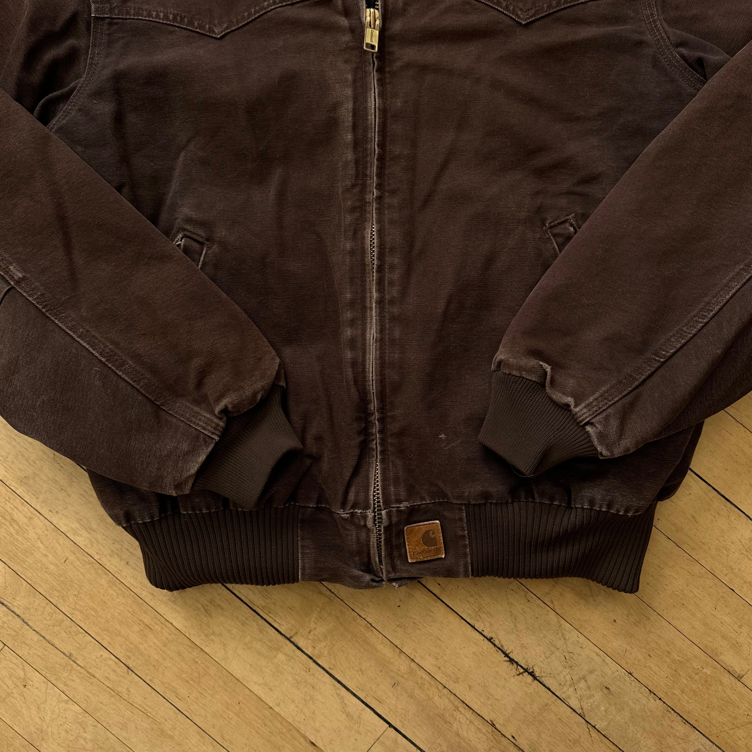 Vintage Faded Brown Carhartt Santa Fe Jacket Sz L
