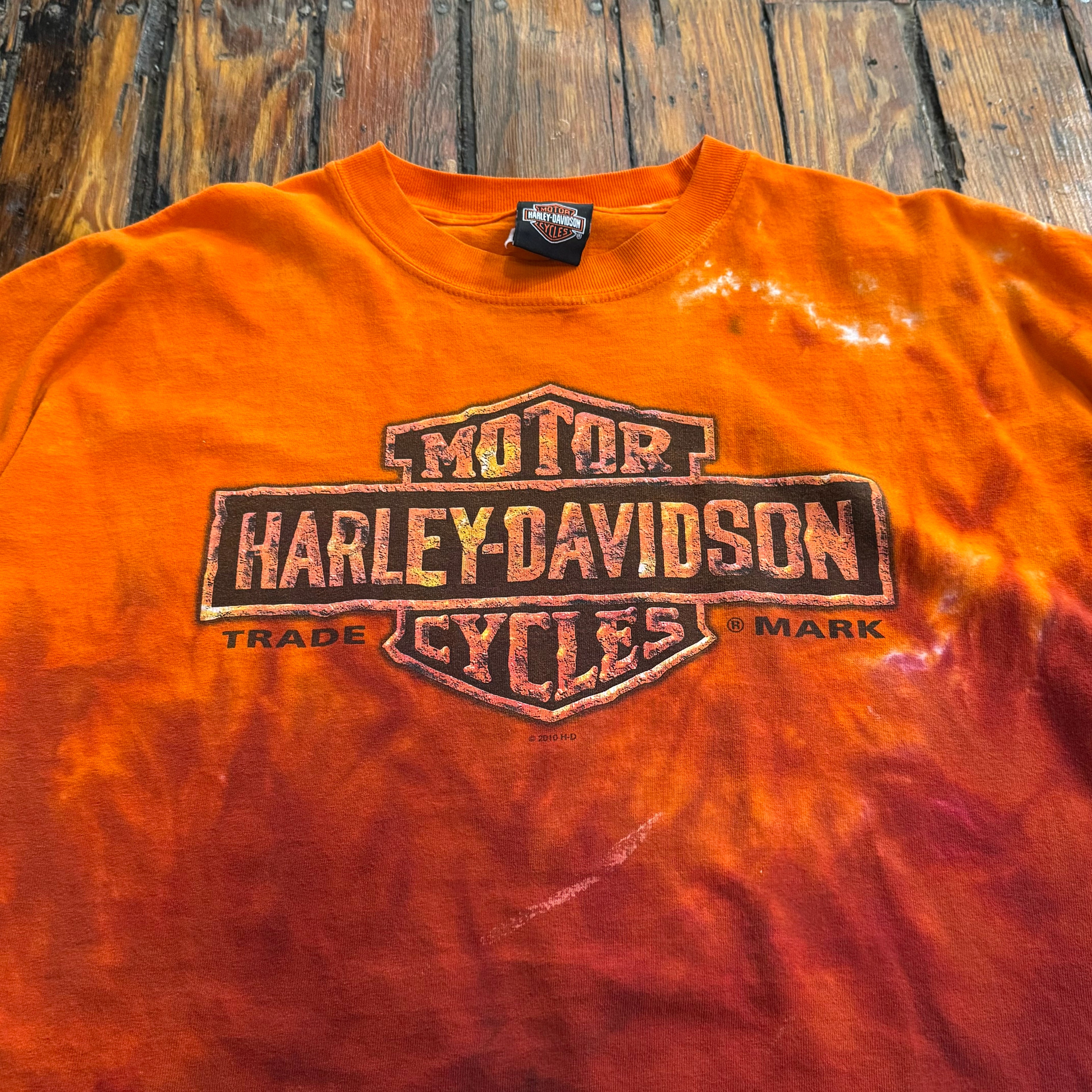 Y2K Harley Davidson Tie Dye Sioux Falls T-shirt Sz XL