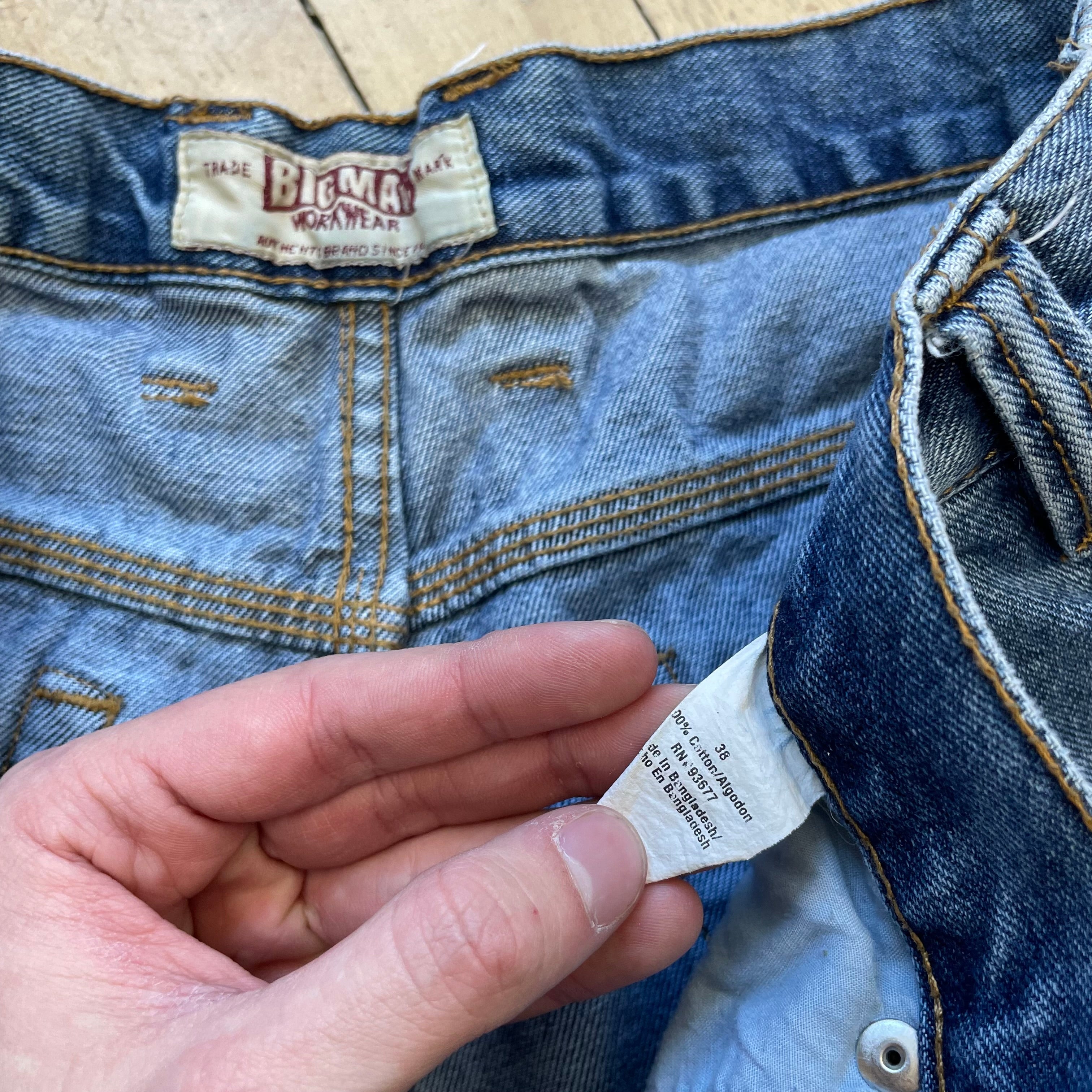 Vintage Big Mac Denim Shorts Sz 38