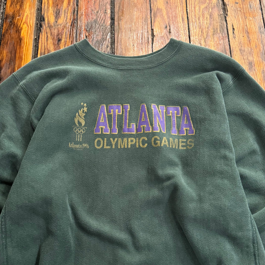 Vintage Atlanta Olympics Champion Weave Crewneck Sz XL