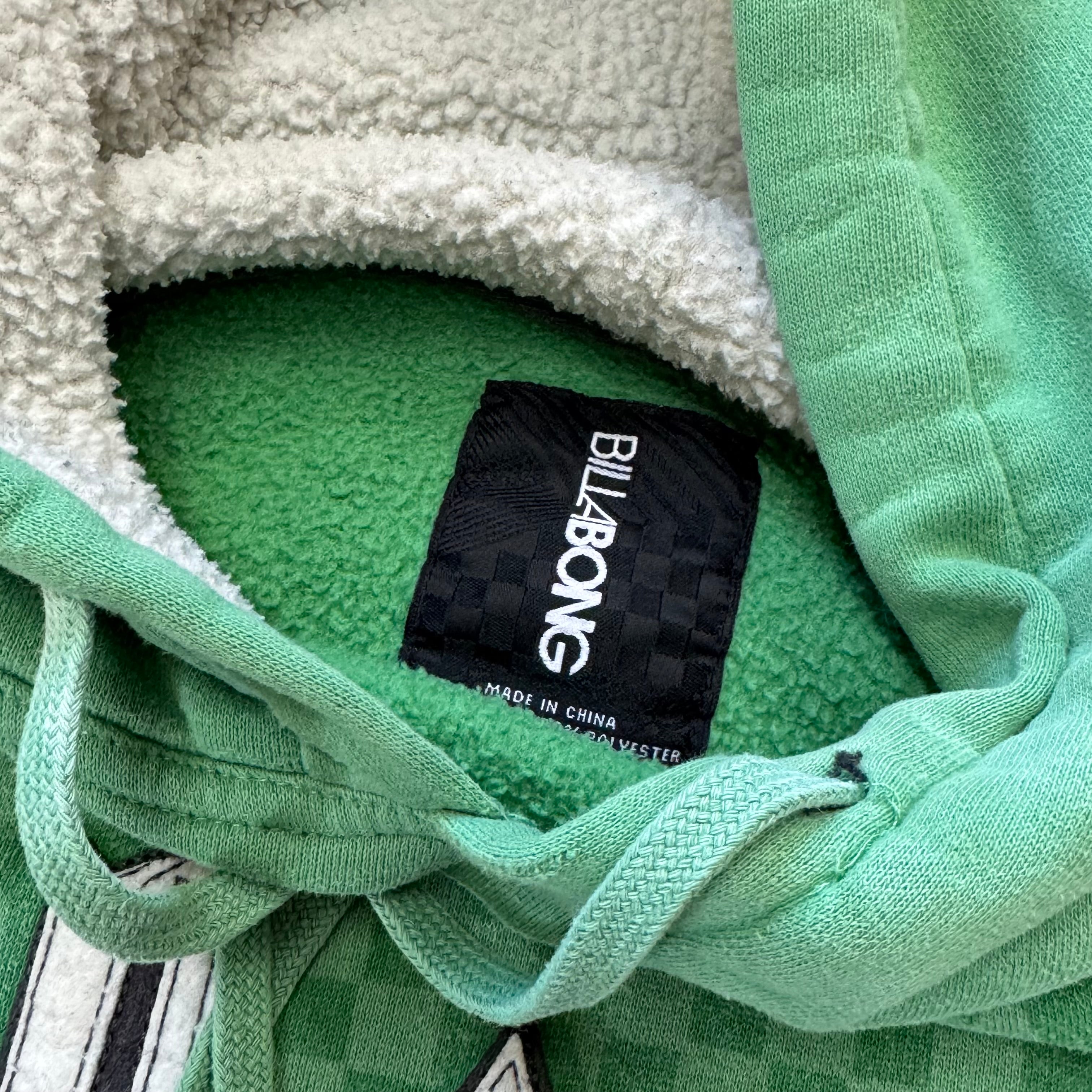 Y2K Billabong Fleece Lined Hoodie Sz XL