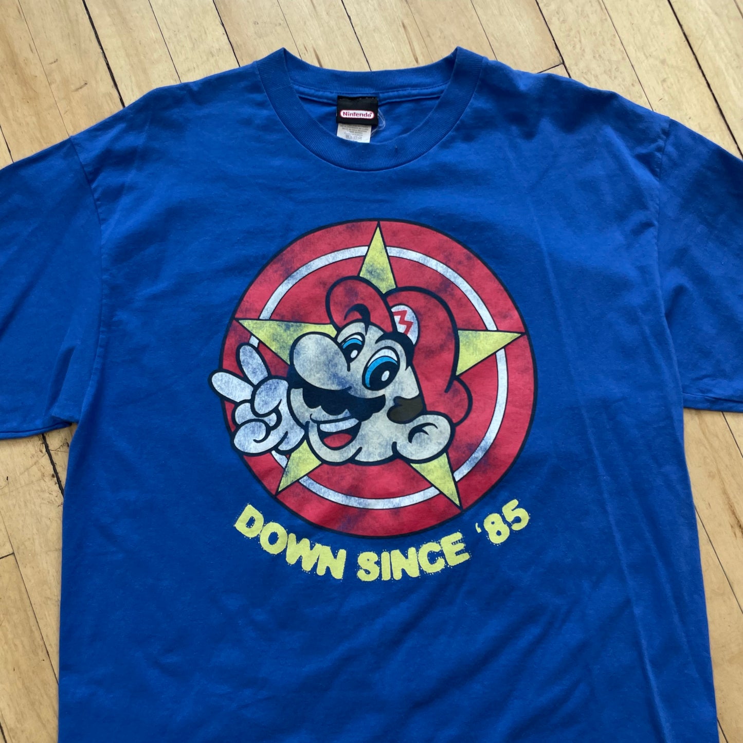 Vintage Y2K Mario Since 85’ T-shirt Sz XL