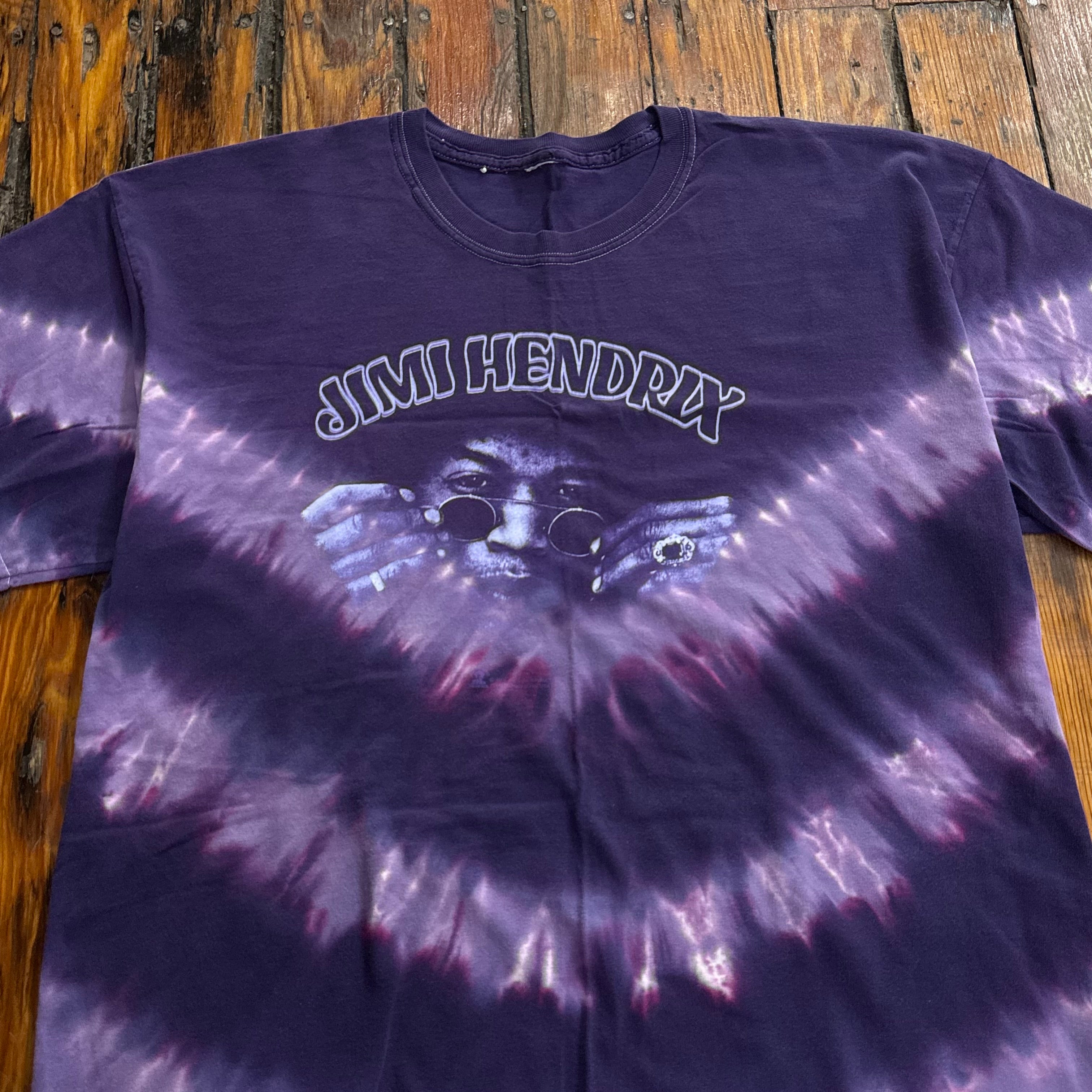Y2K Jimmi Hendrix Tie Dye T-shirt Sz XL