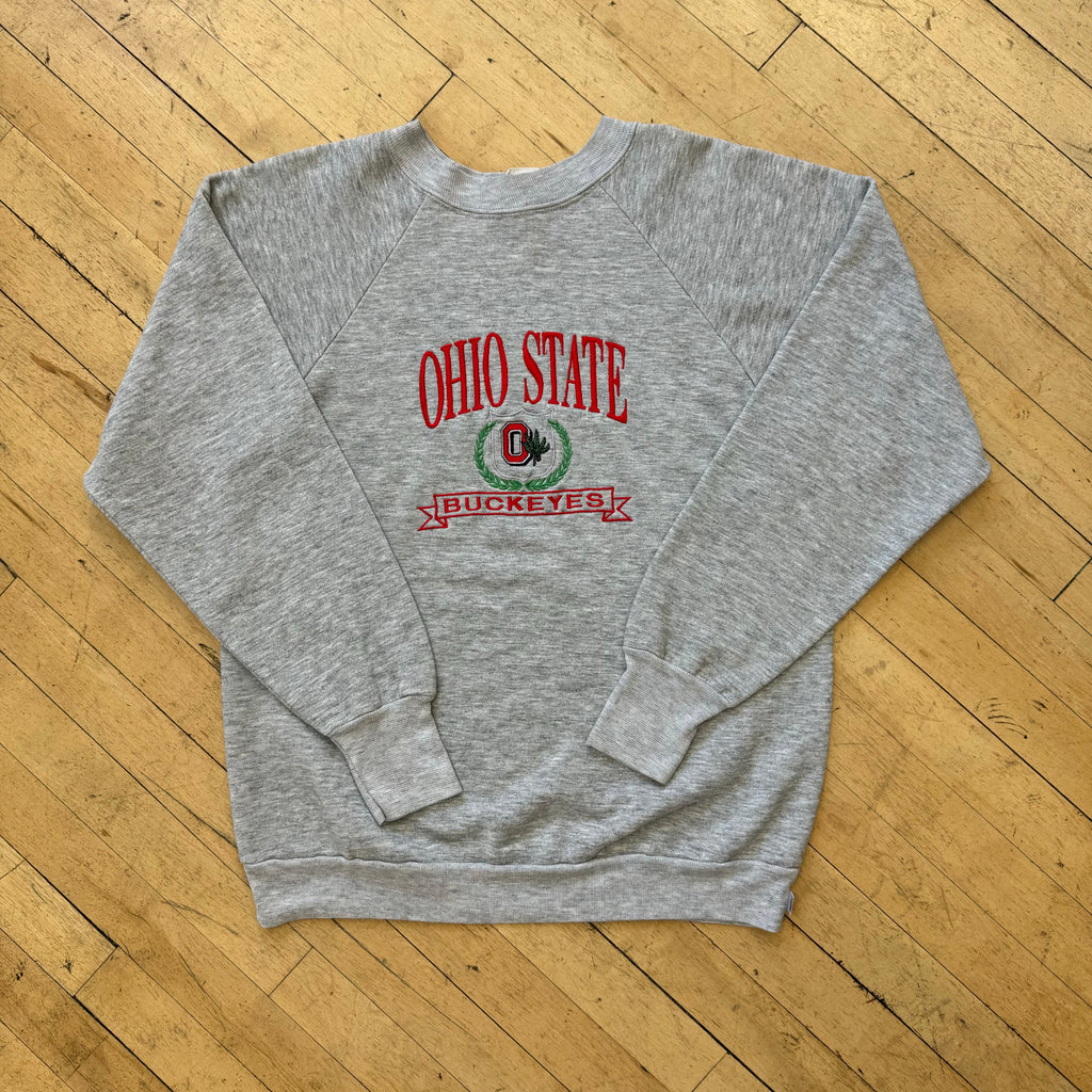 Vintage Ohio State Logo 7 CrewNeck Sz L