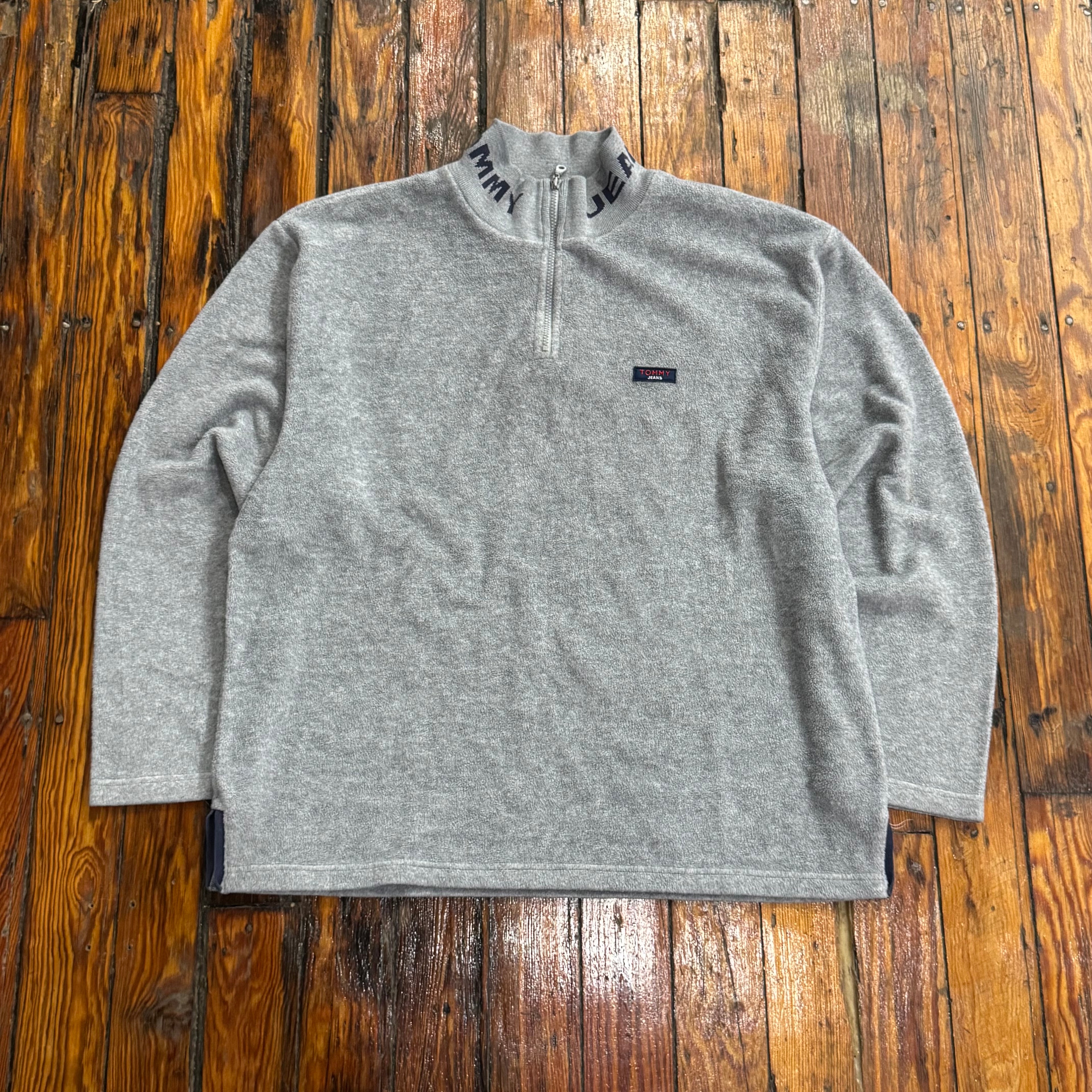 Vintage Tommy Hilfiger Quarter Zip Fleece Sz XL
