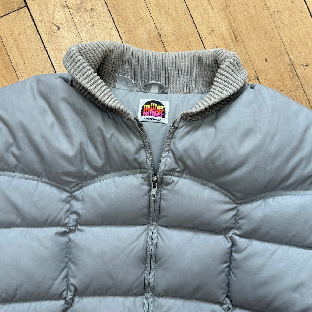 Vintage Miller Outwear Down Puffer Jacket Sz L