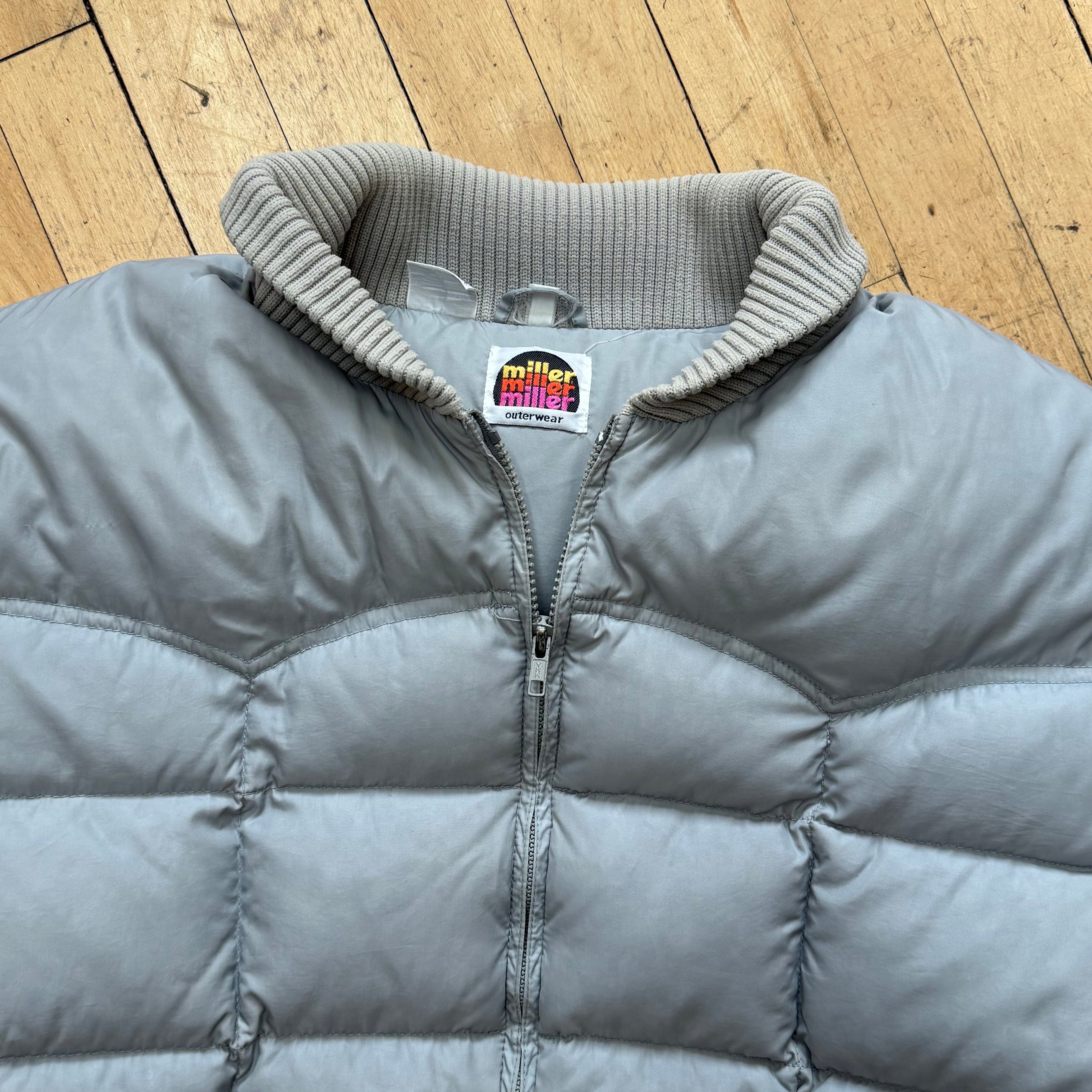 Vintage Miller Outwear Down Puffer Jacket Sz L