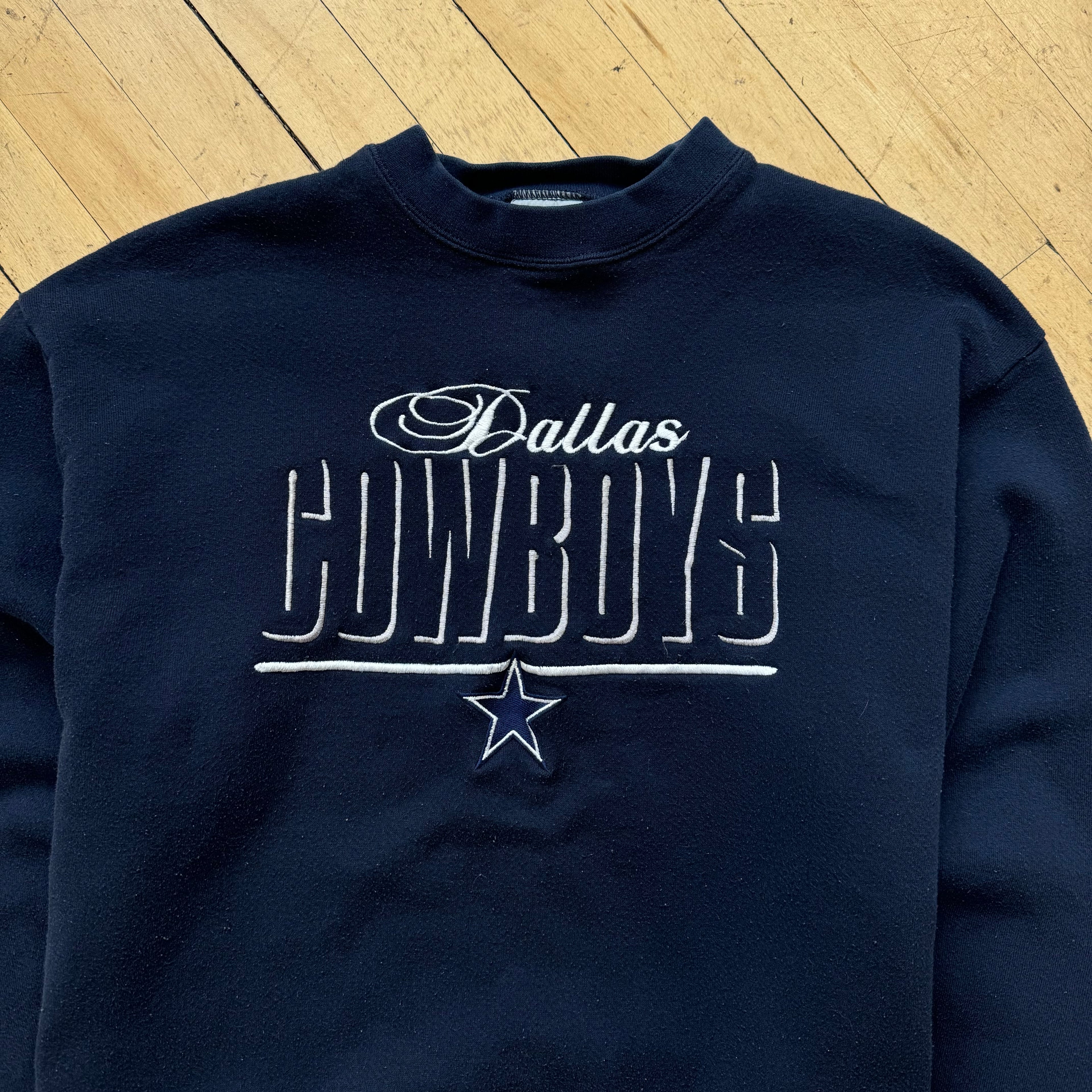 Vintage Logo 7 Dallas Cowboys CrewNeck Sz L