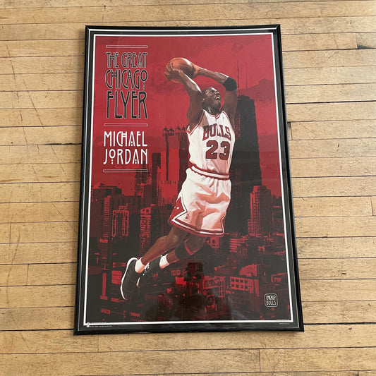 1996 The Great Chicago Flyer? Micheal Jordan Poster (Poster Only)