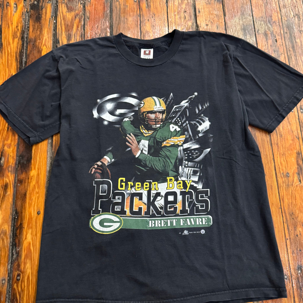 Vintage Brett Farve GreenBay Packers T-shirt Sz XL