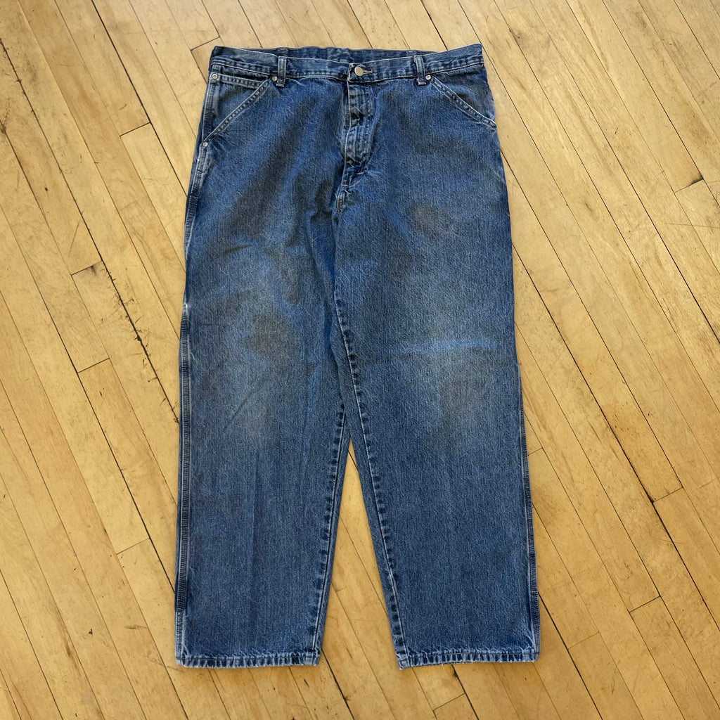 90s Wrangler Cargo Denim Jeans Sz 38x30