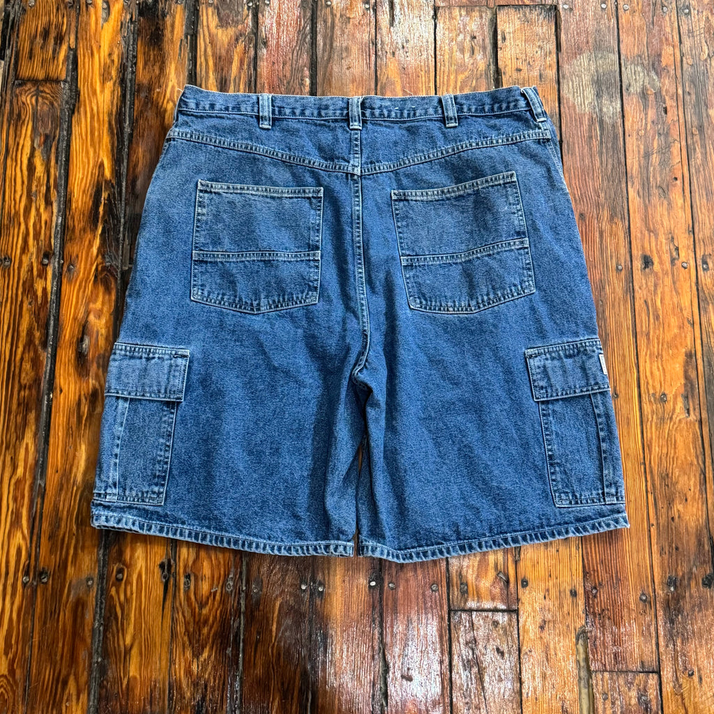 Y2K Cargo Denim Jean Shorts Sz 40