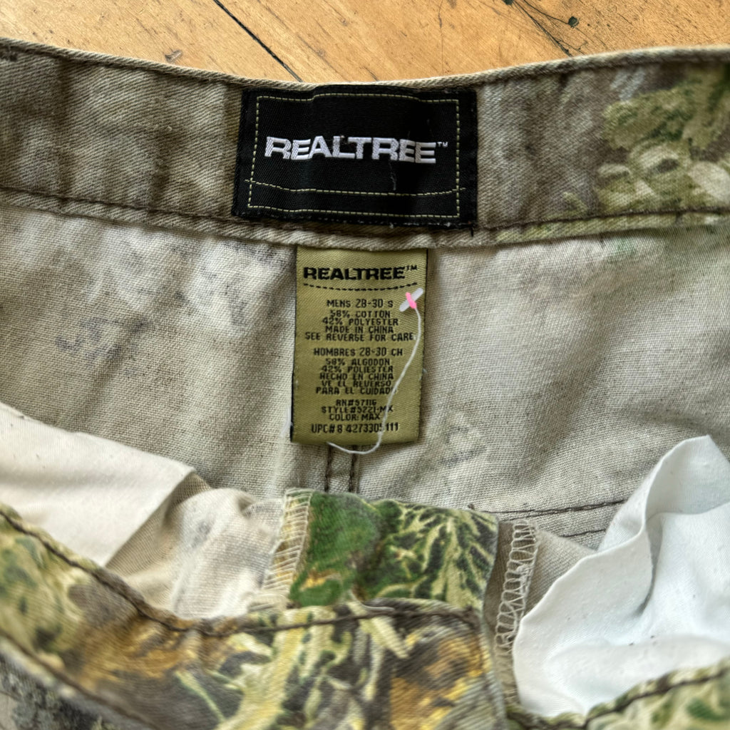 Vintage RealTree Camo Cargo Khaki Pants Sz 28