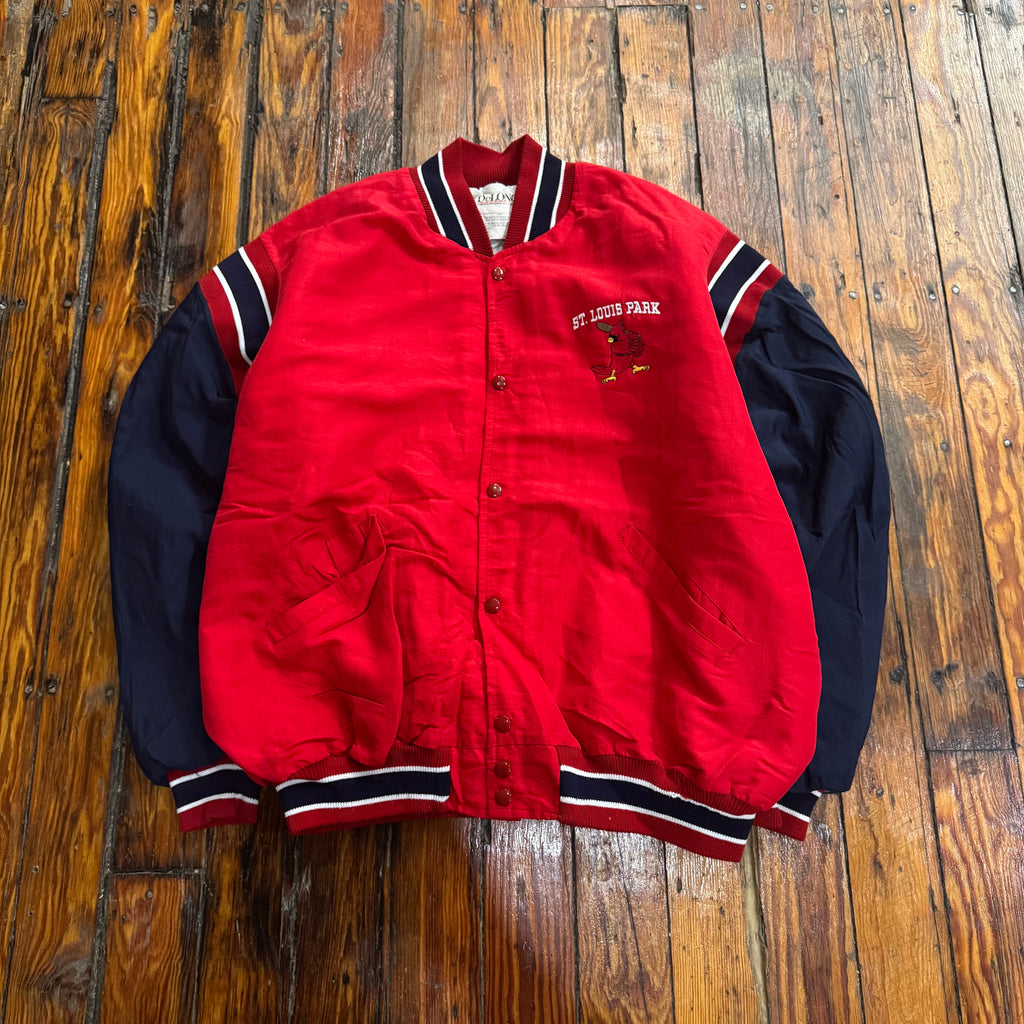 Vintage Delong St. Louis Cardinals Bomber Jacket Sz XL