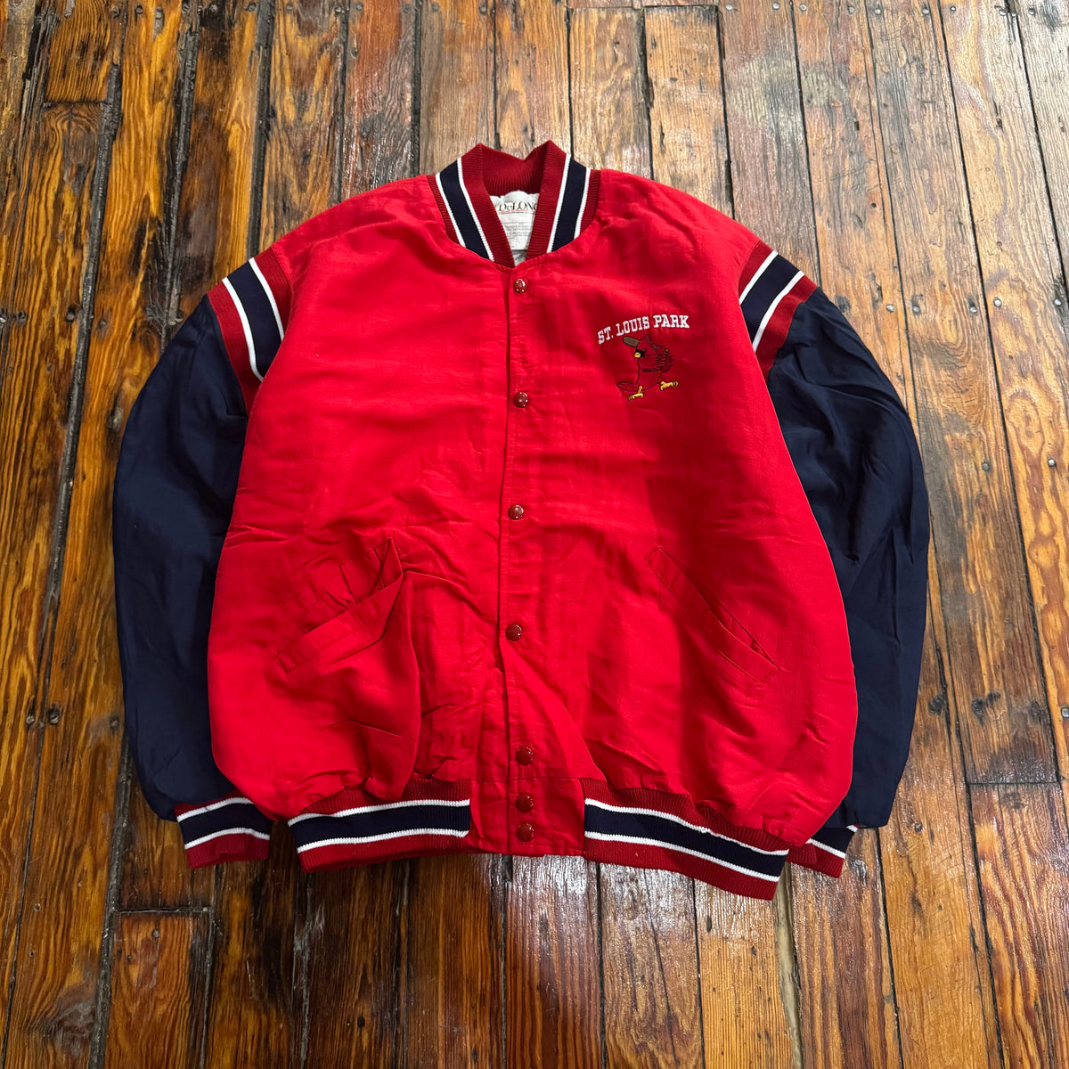 Vintage Delong St. Louis Cardinals Bomber Jacket Sz XL