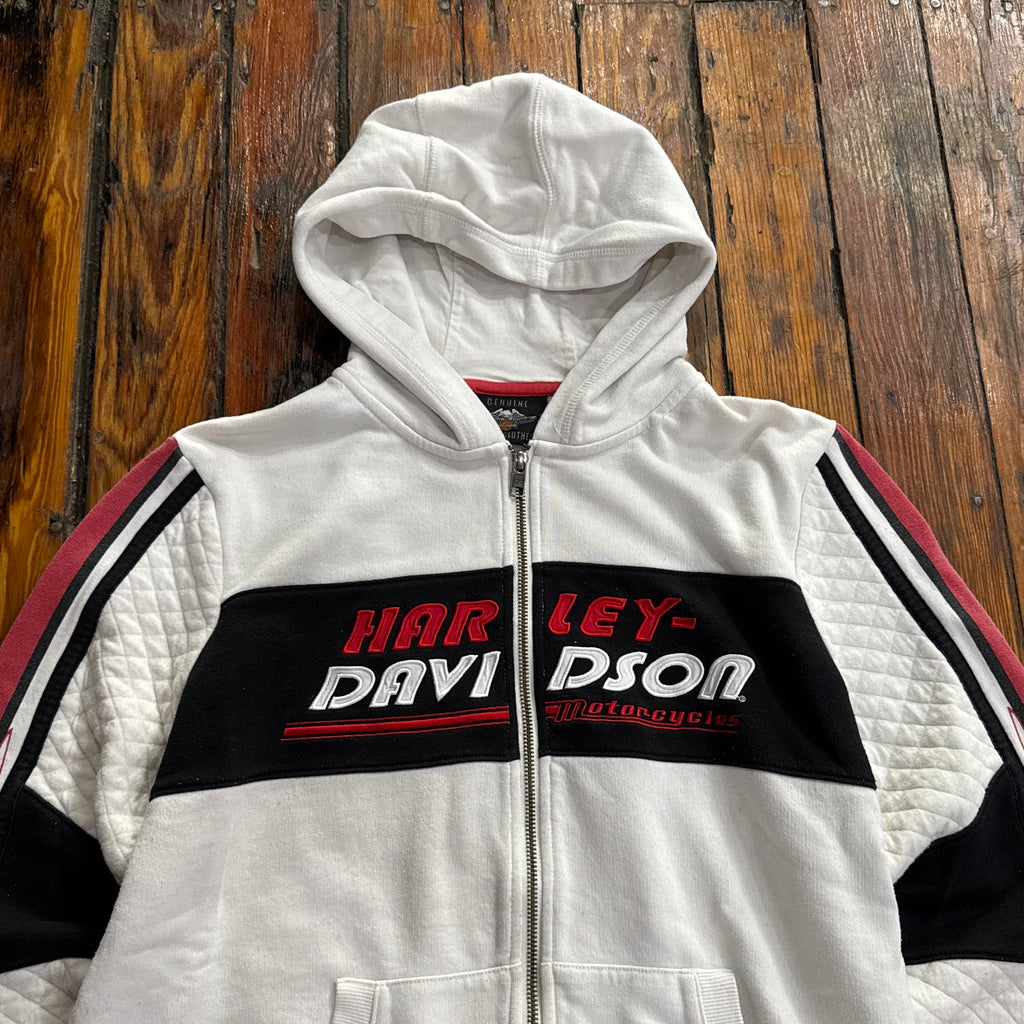 Vintage Harley Davidson Zip-Up Jacket Sz L
