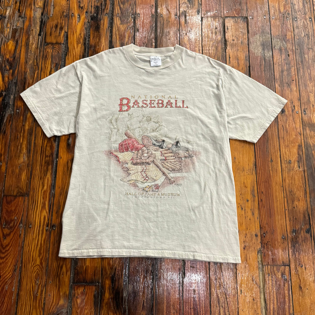 Vintage National Baseball Hall of Fame T-shirt Sz XL