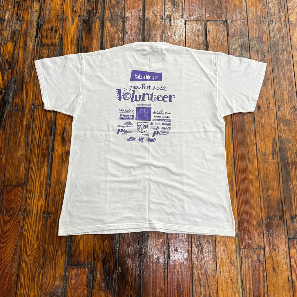 Jazz Fest Music is Art Sioux Falls 2002 T-shirt Sz XL
