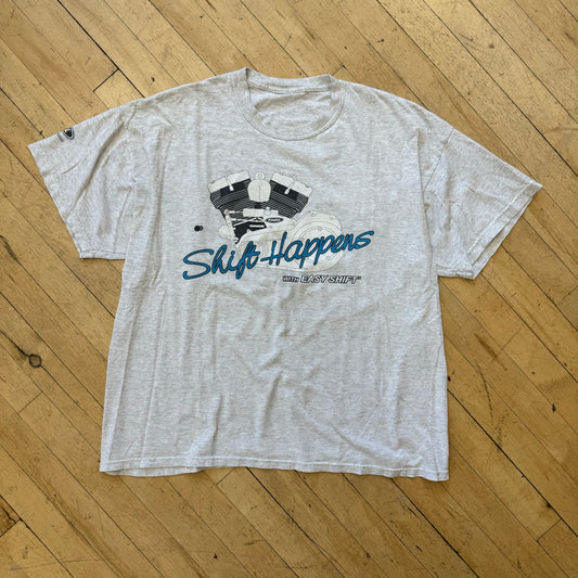 Vintage Shift Happens T-shirt Sz L