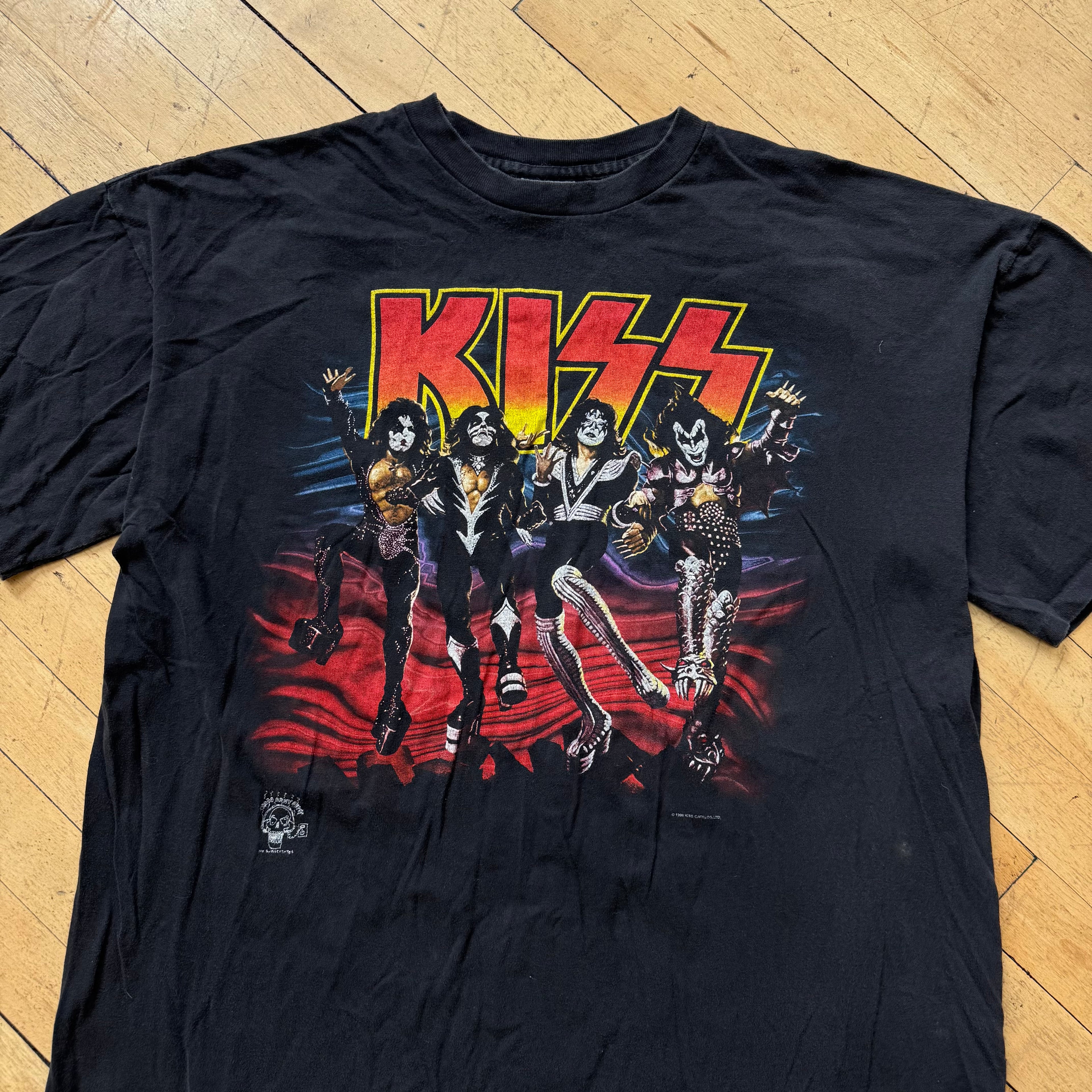 Vintage Kiss Destroyer 20 Years of Destruction T-shirt Sz XL
