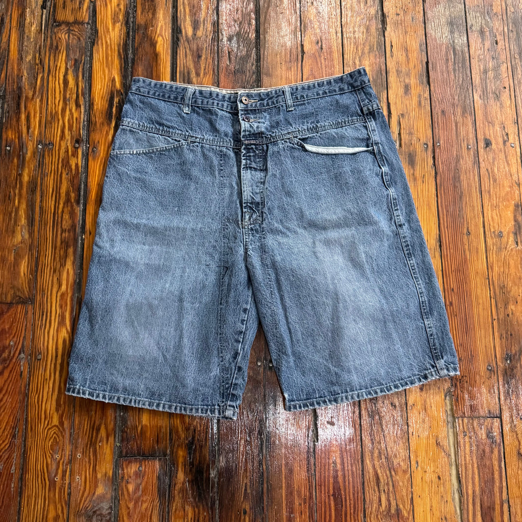 Vintage Marithe Francois Denim Jean Shorts Sz 38