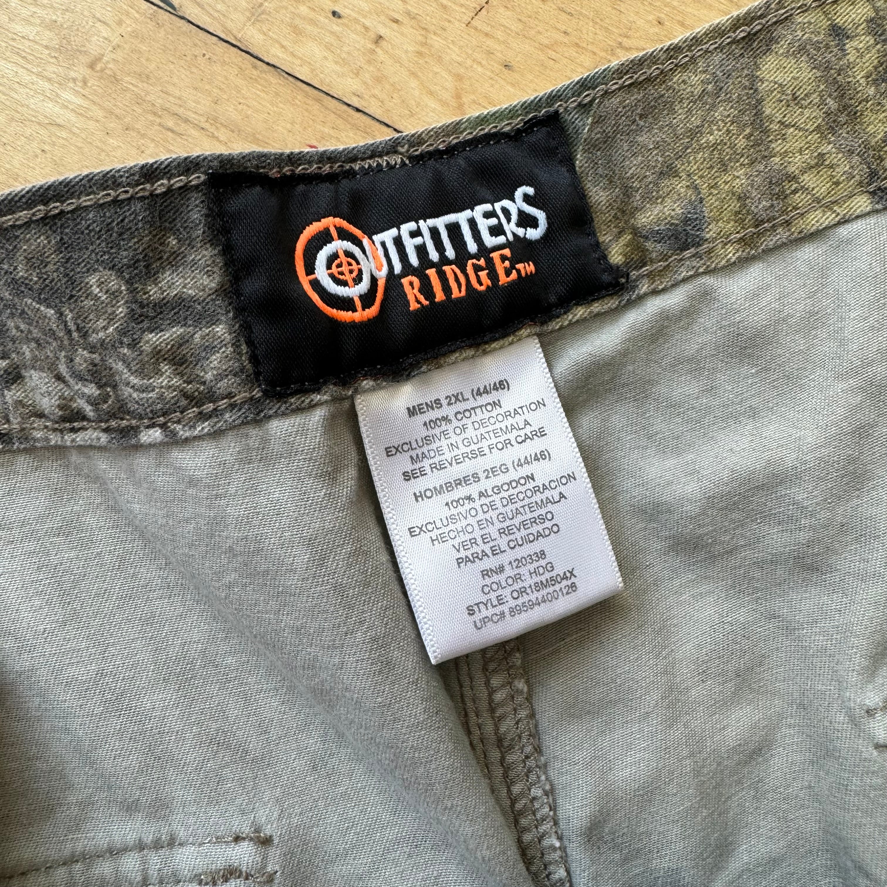 Vintage Camo Cargo Pants Sz XXL