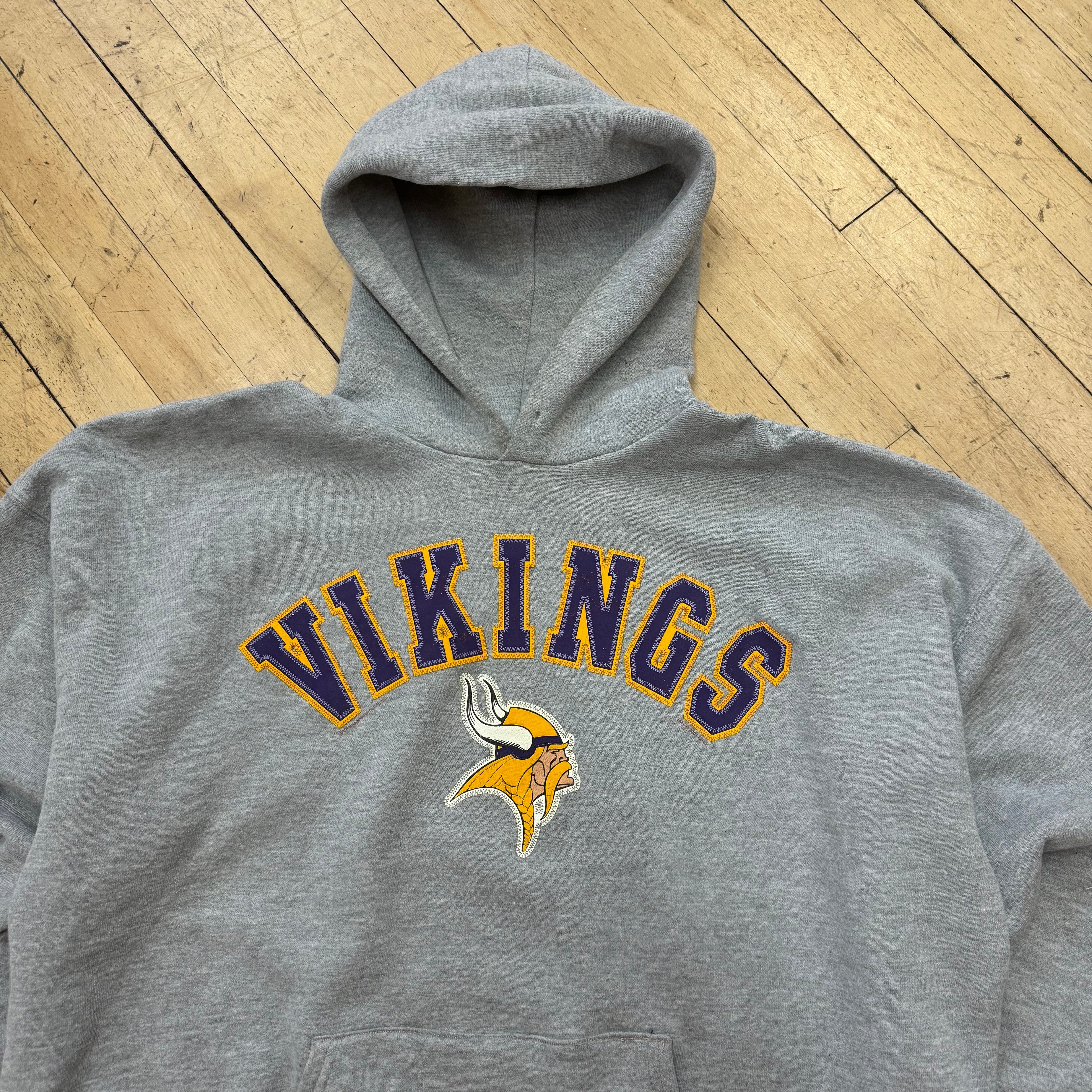 Vintage Lee Sports Minnesota Vikings Hoodie Sz L