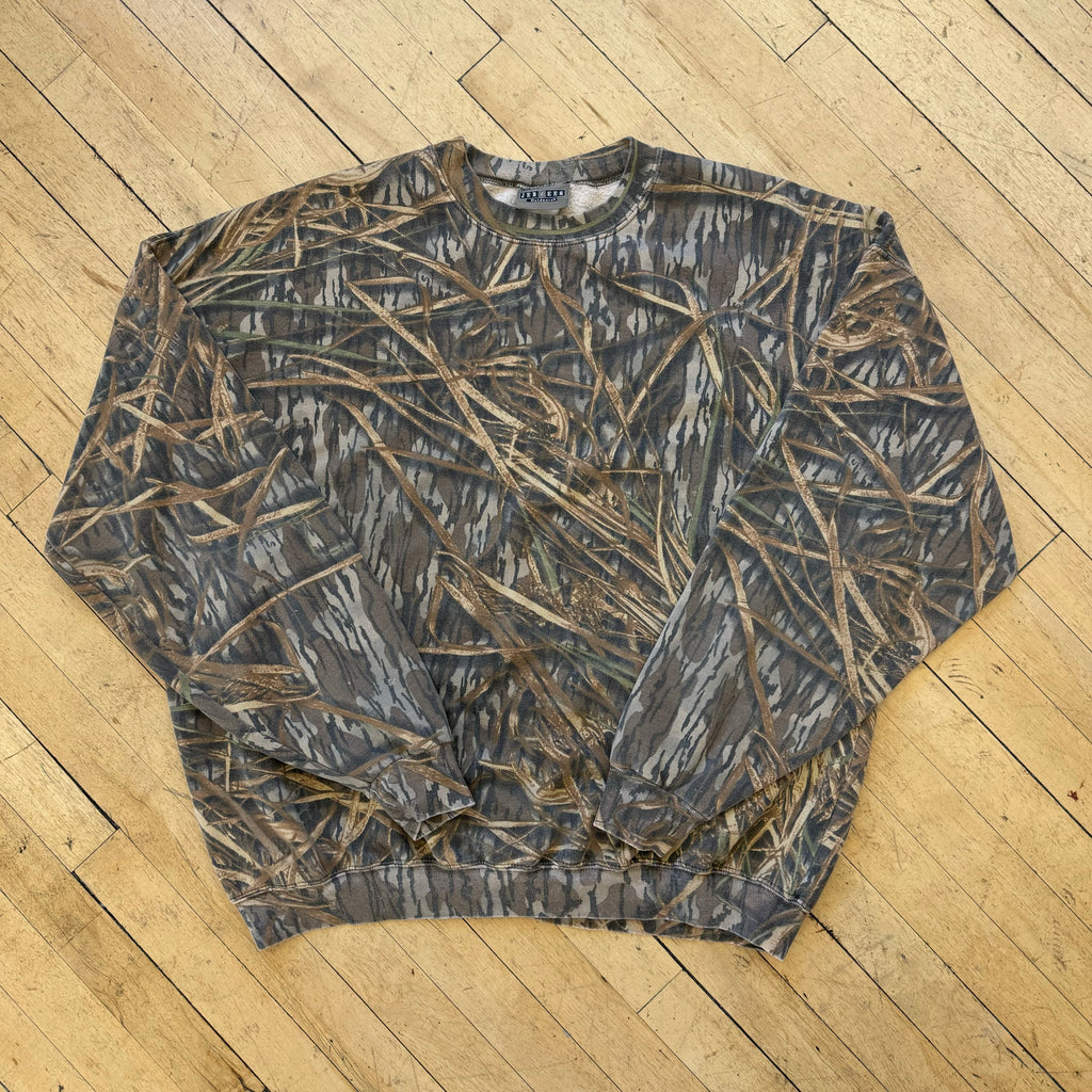 Vintage Jerezes Camo Crewneck Sz XXL