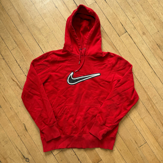 Y2K Big Swoosh Nike Hoodie Sz M