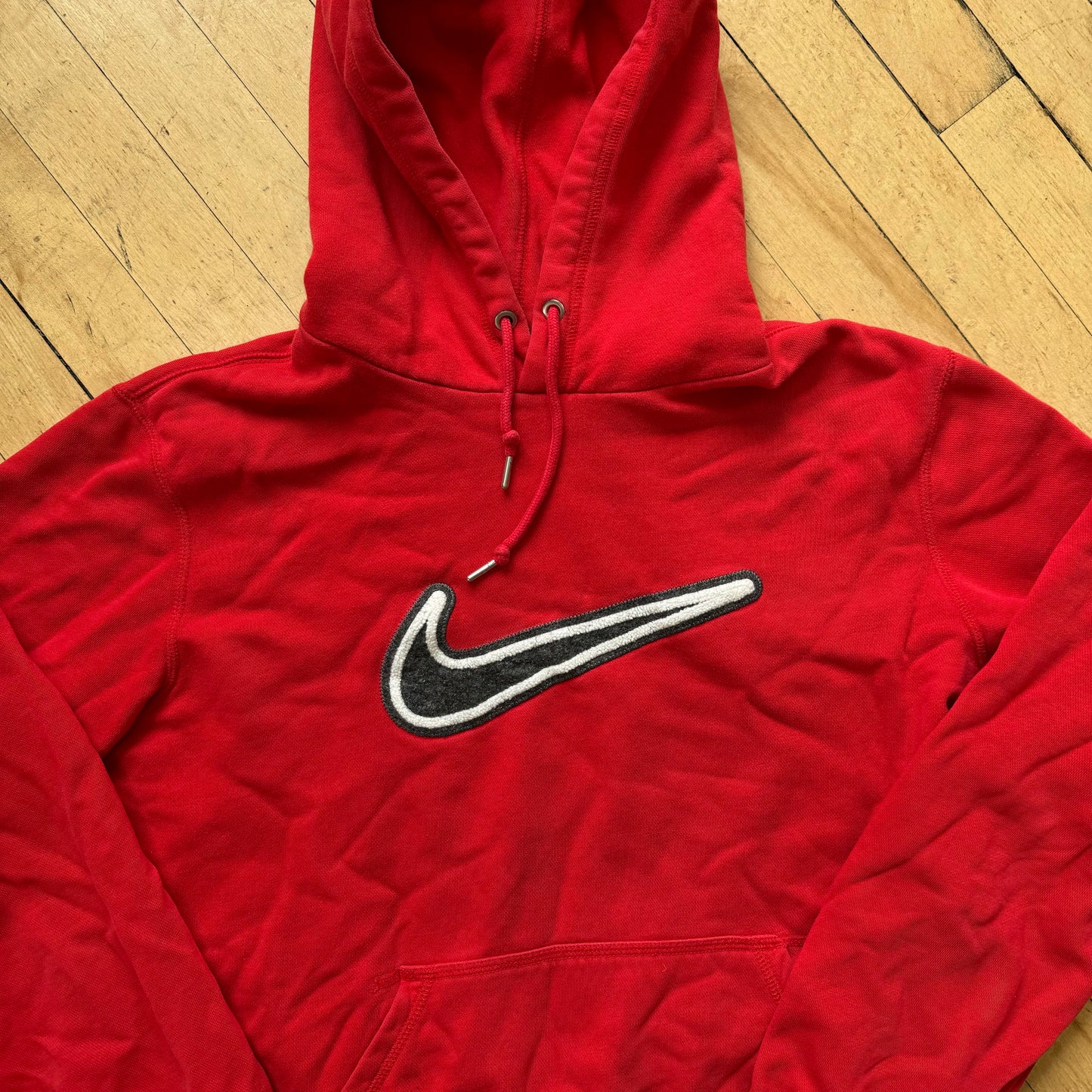 Y2K Big Swoosh Nike Hoodie Sz M