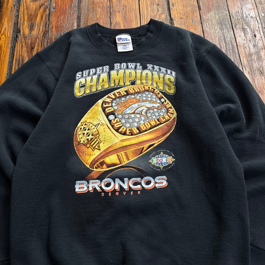Vintage Denver Broncos Super Bowl Champions CrewNeck Sz M